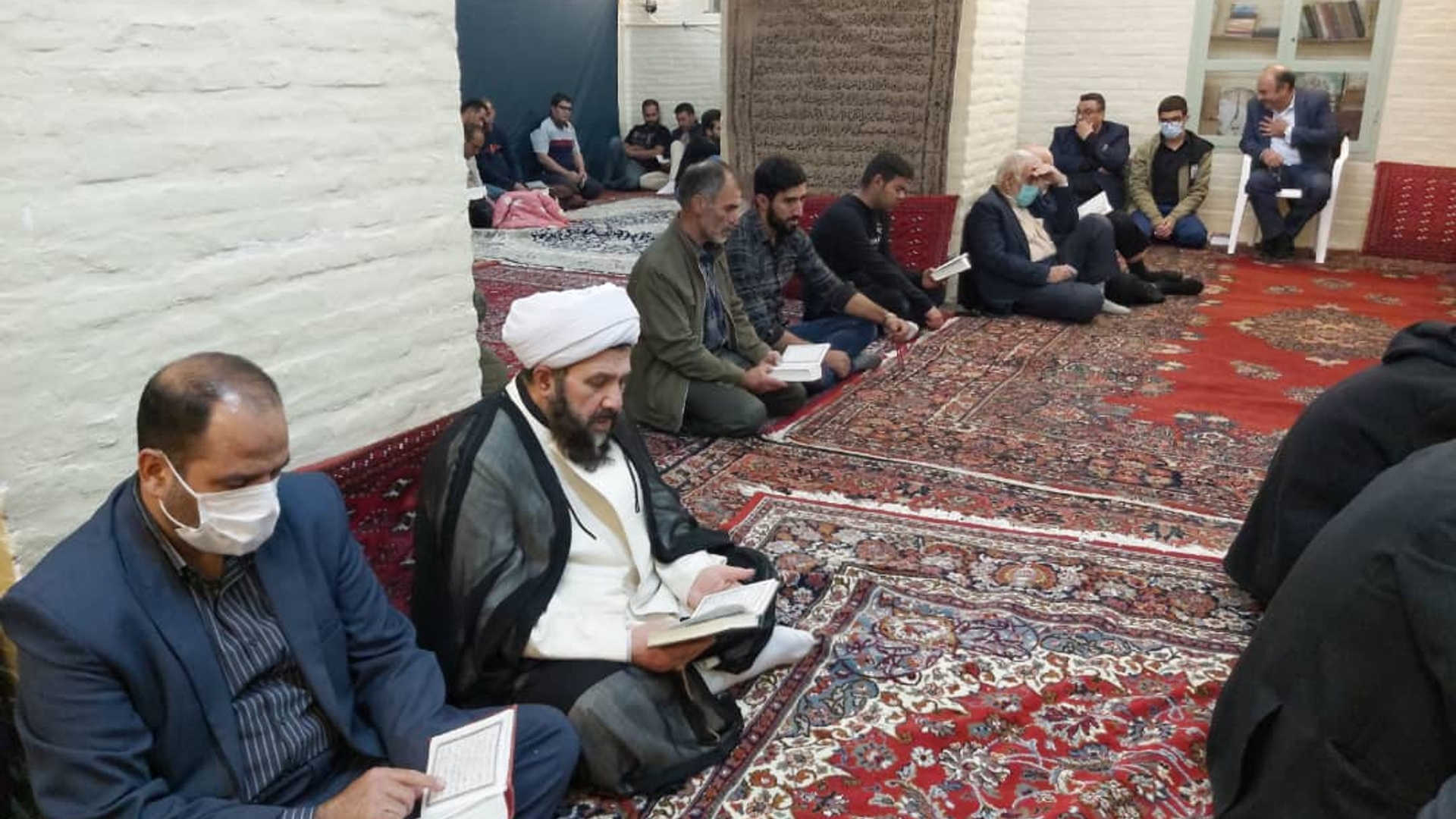 حضور در مسجد جامع روستای گرکان