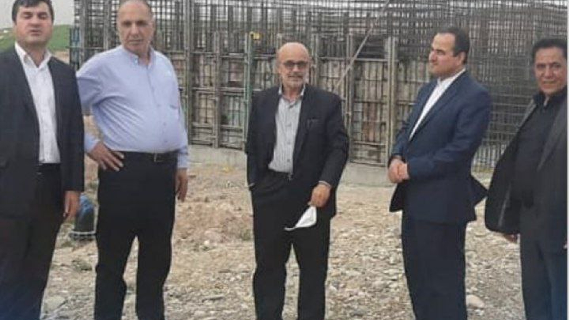 بازدید از پروژه در دست احداث منبع آب روستای فرک