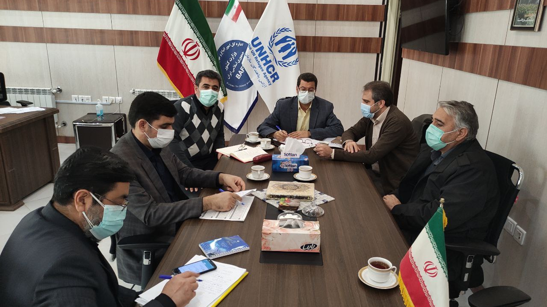 جلسه با فرمانداران استان