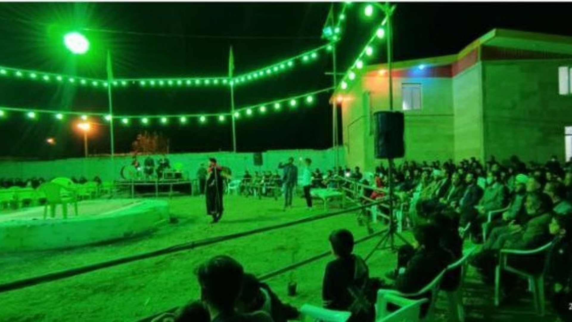 حضور فرماندار، امام جمعه، بخشداران مرکزی و میلاجرد و جمعی از مدیران-روسای ادارات شهرستان در روستای اسفندان و بازدید از مراسم تعزیه امام علی(ع)