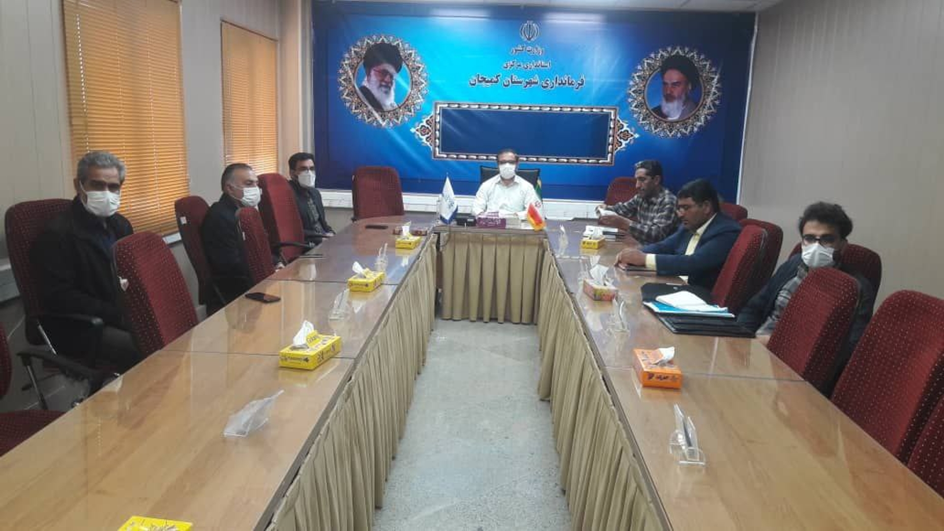 برگزاری جلسه بررسی مشکلات اجرای پروژه های حوزه آب ، راه، آبخیزداری، بهداشت و درمان و نوسازی مدارس