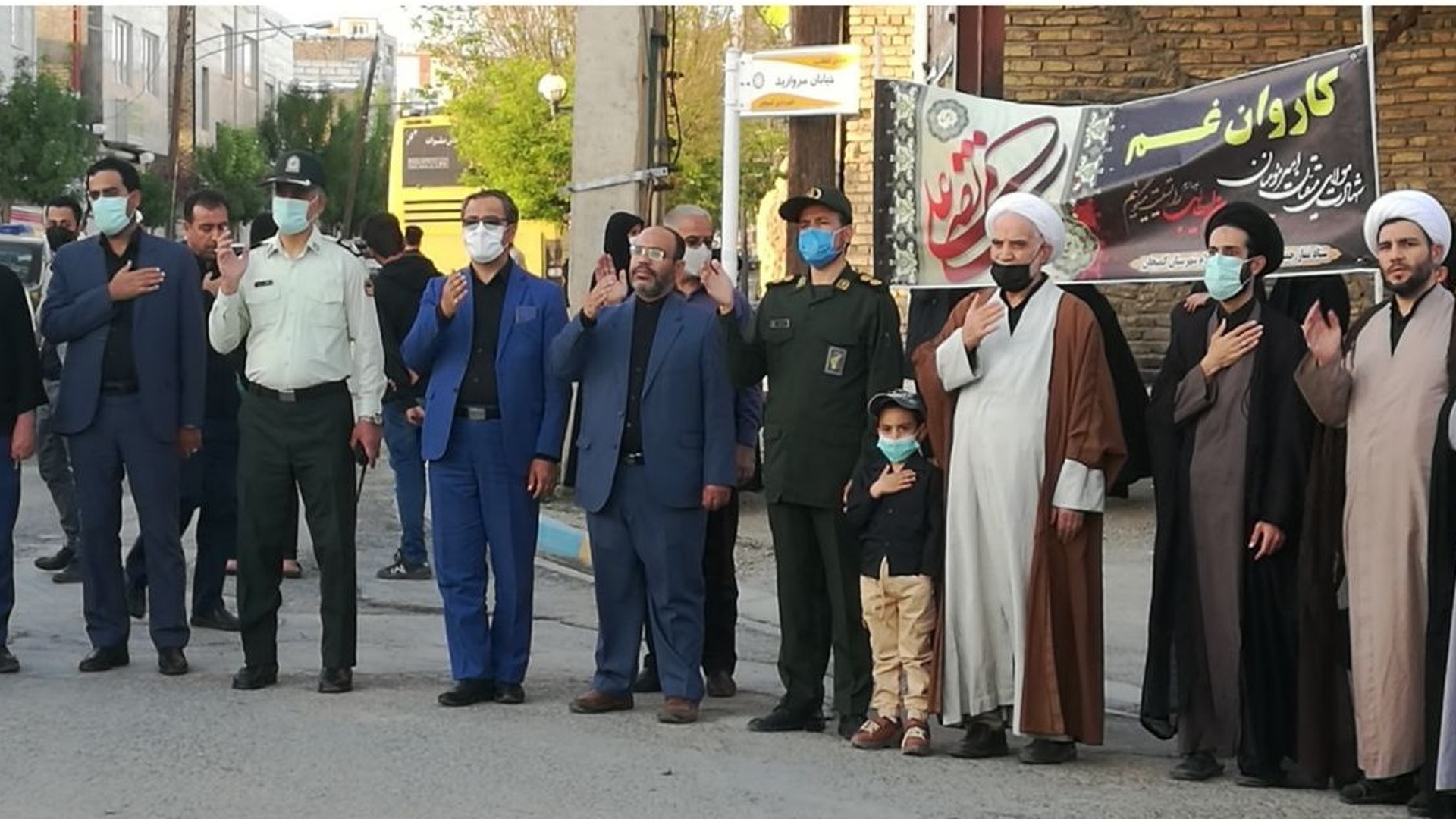 عزاداری و مراسم سینه زنی به مناسبت شهادت مولای متقیان امام  علی(ع) در شهر کمیجان با حضور محبین اهل بیت علیهم السلام