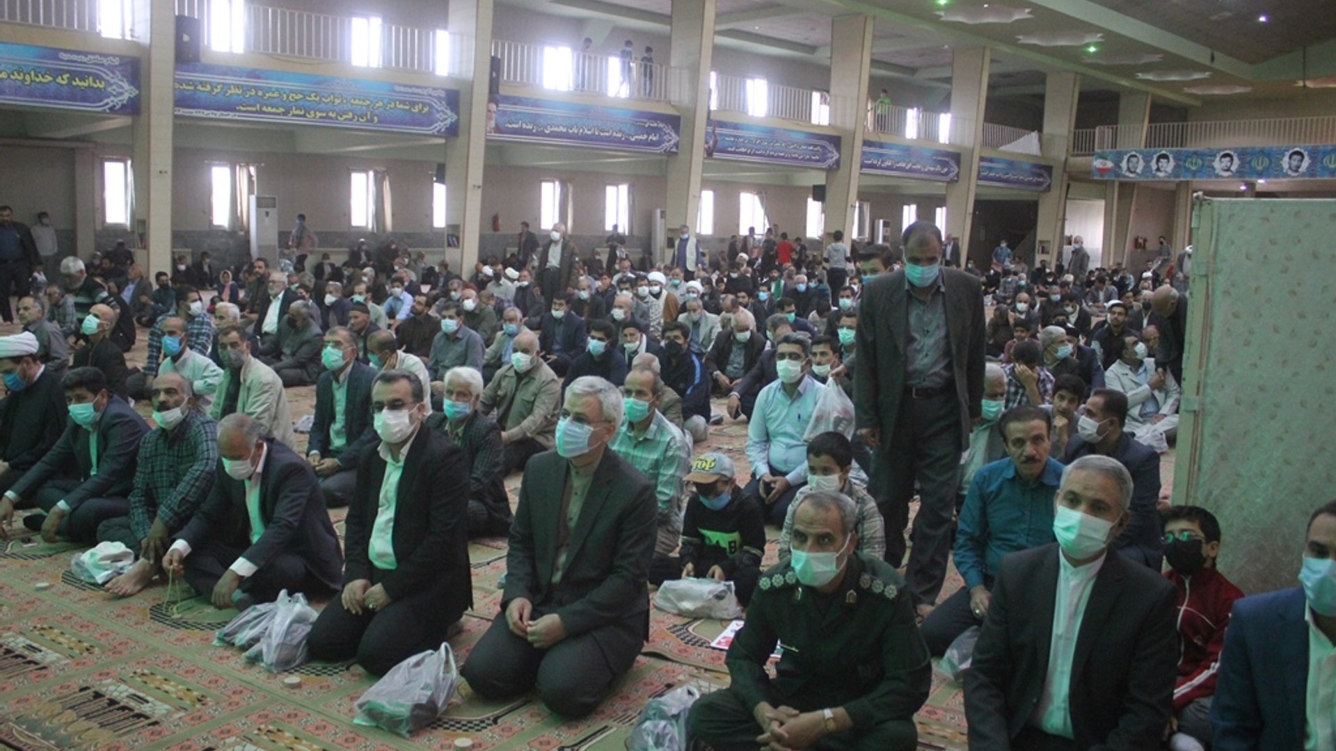 سخنرانی سرپرست فرمانداری در مصلی امام خمینی (ره) خمین