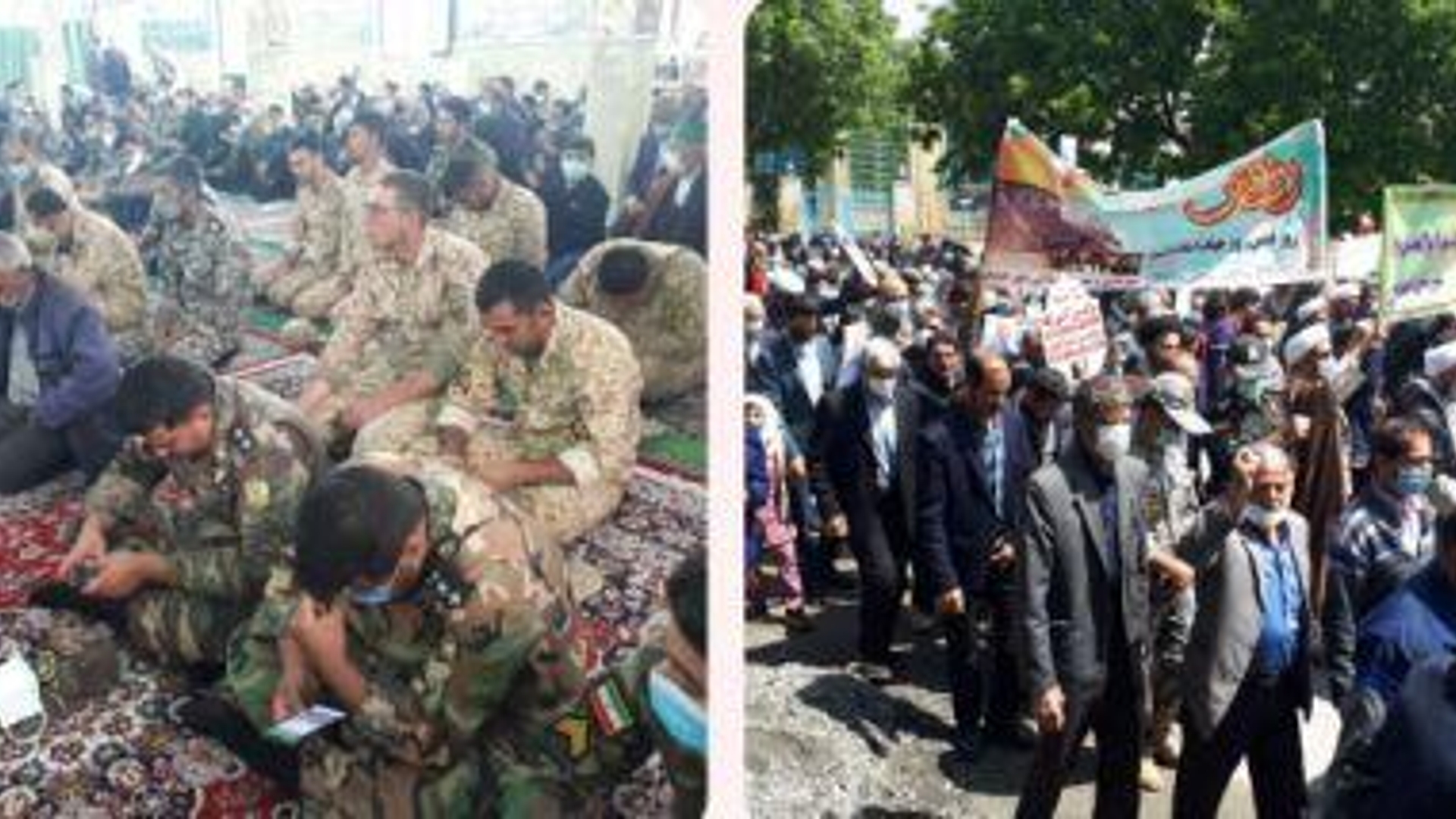 گازری : امروز مردم شهرستان هسته ای خنداب یکبار دیگر از مردم مظلوم فلسطین حمایت نمودند.