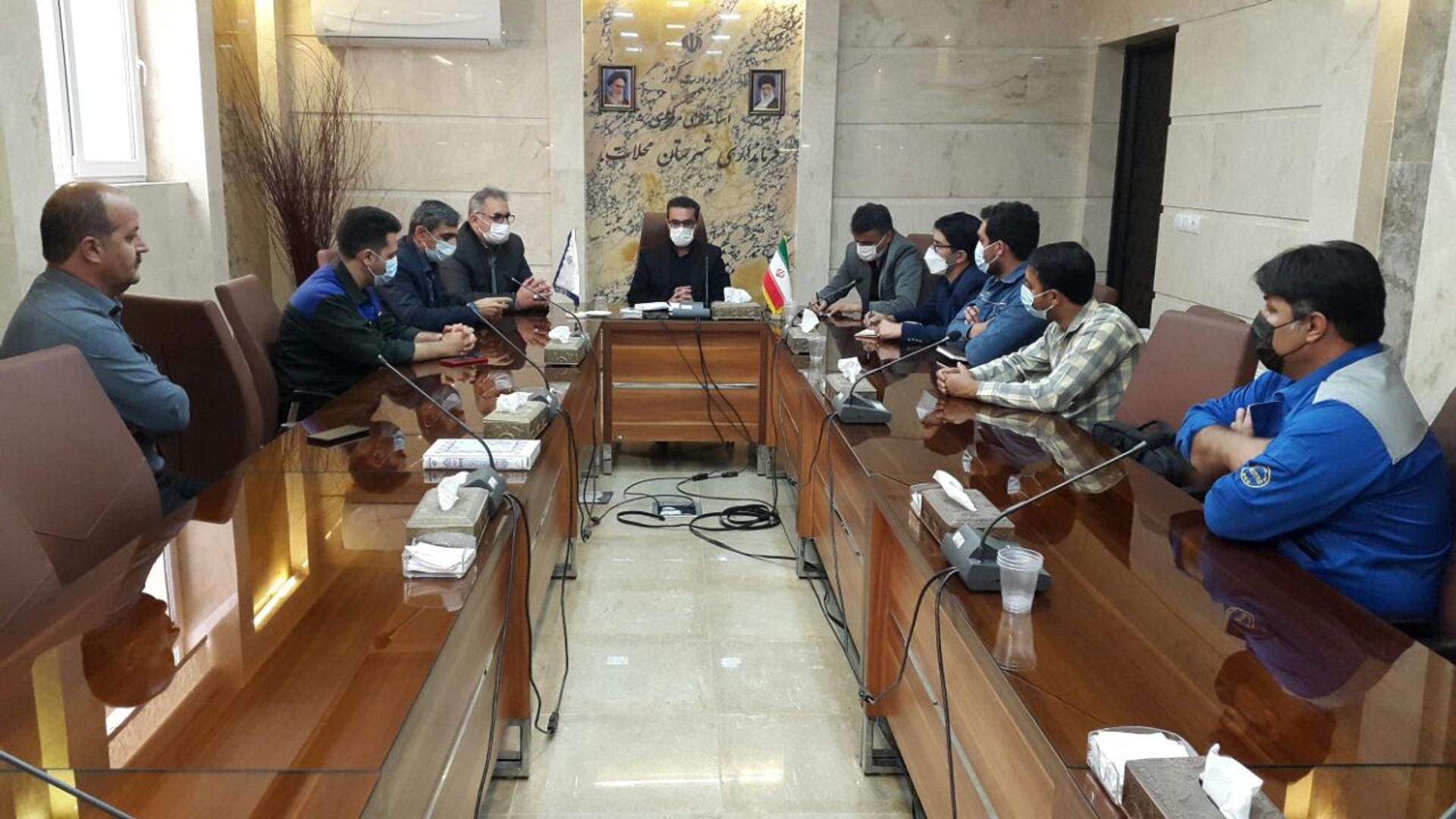 دیدار نمایندگان کارگری شهرستان محلات با فرماندار