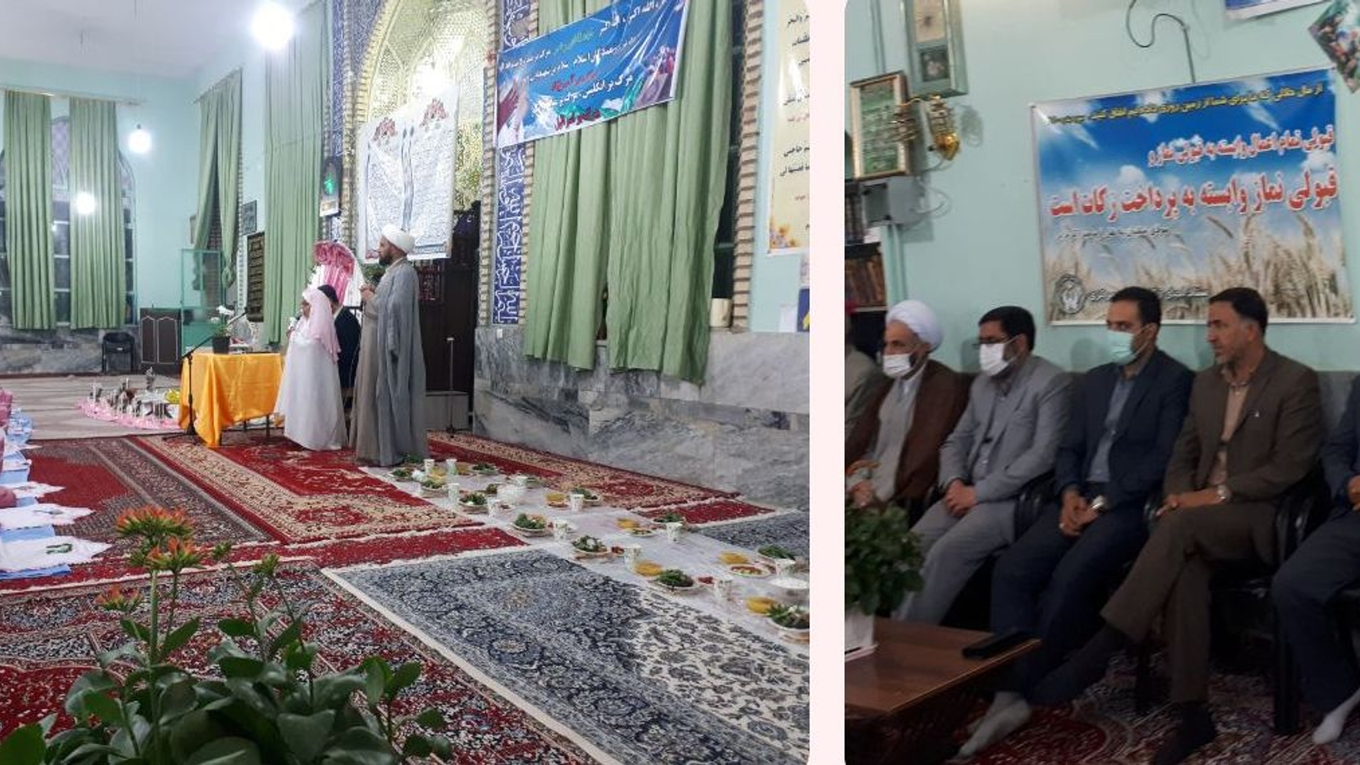 با حضور فرماندار مراسم جشن تکلیف دختران مدرسه شهدای قلعه شهر خنداب برگزارشد.