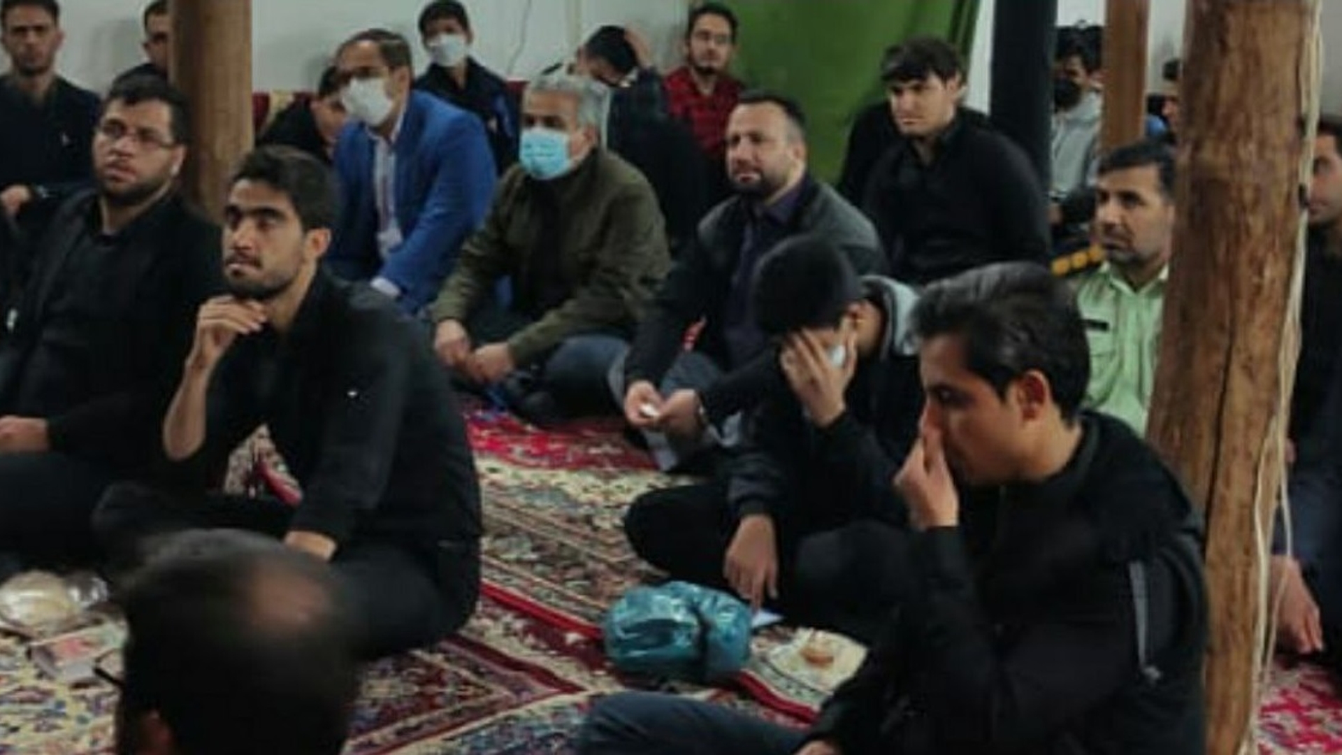 حضور فرماندار، امام جمعه، بخشدار مرکزی، رییس حوزه قضایی و فرمانده انتظامی شهرستان کمیجان در مراسم احیای شب قدر