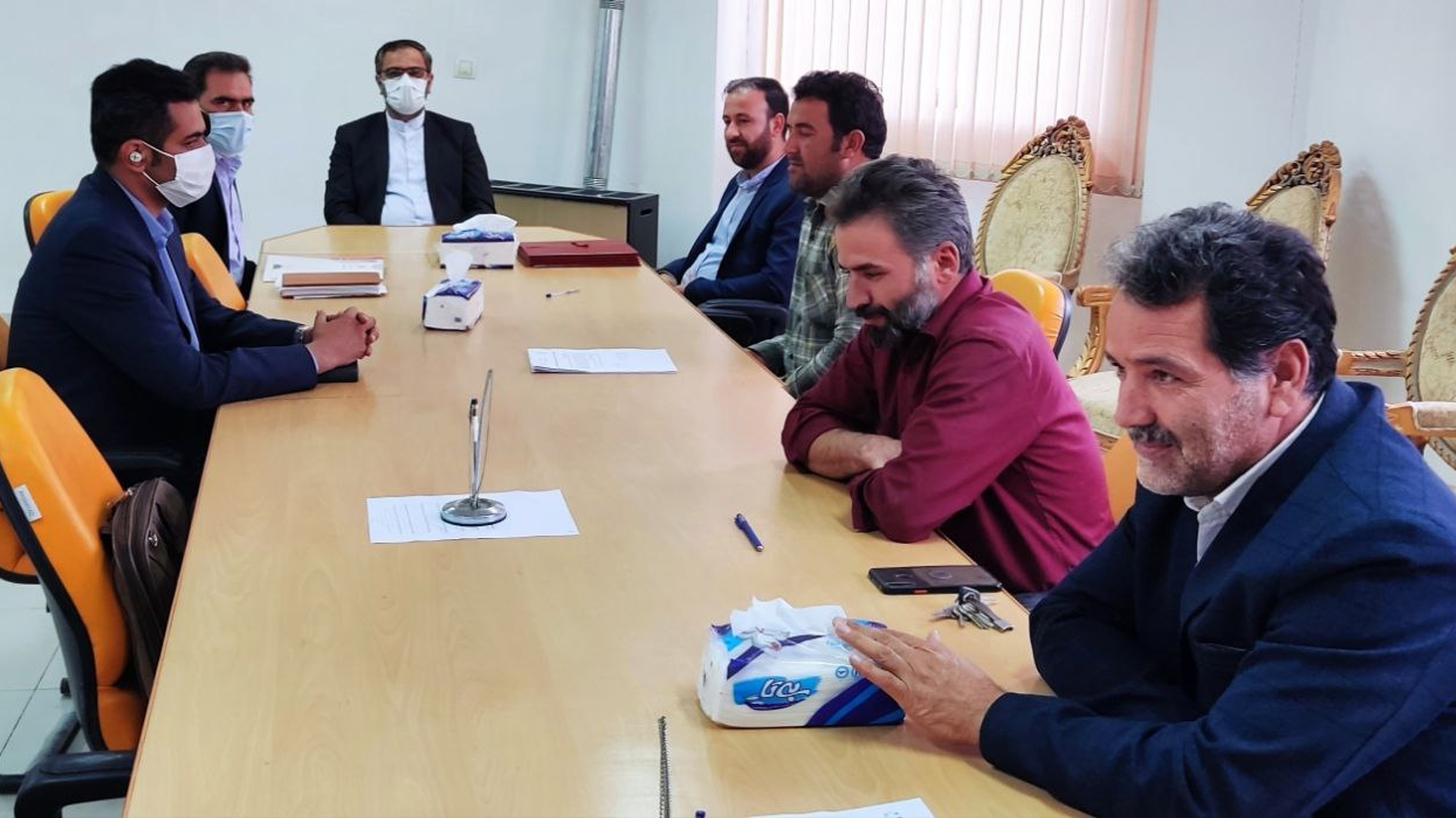 جلسه شورای اسلامی شهر کمیجان با حضور فرماندار شهرستان برگزار گردید: