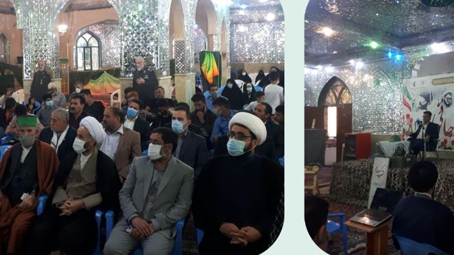 مراسم بزرگداشت شهدای روحانی شهرستان خنداب