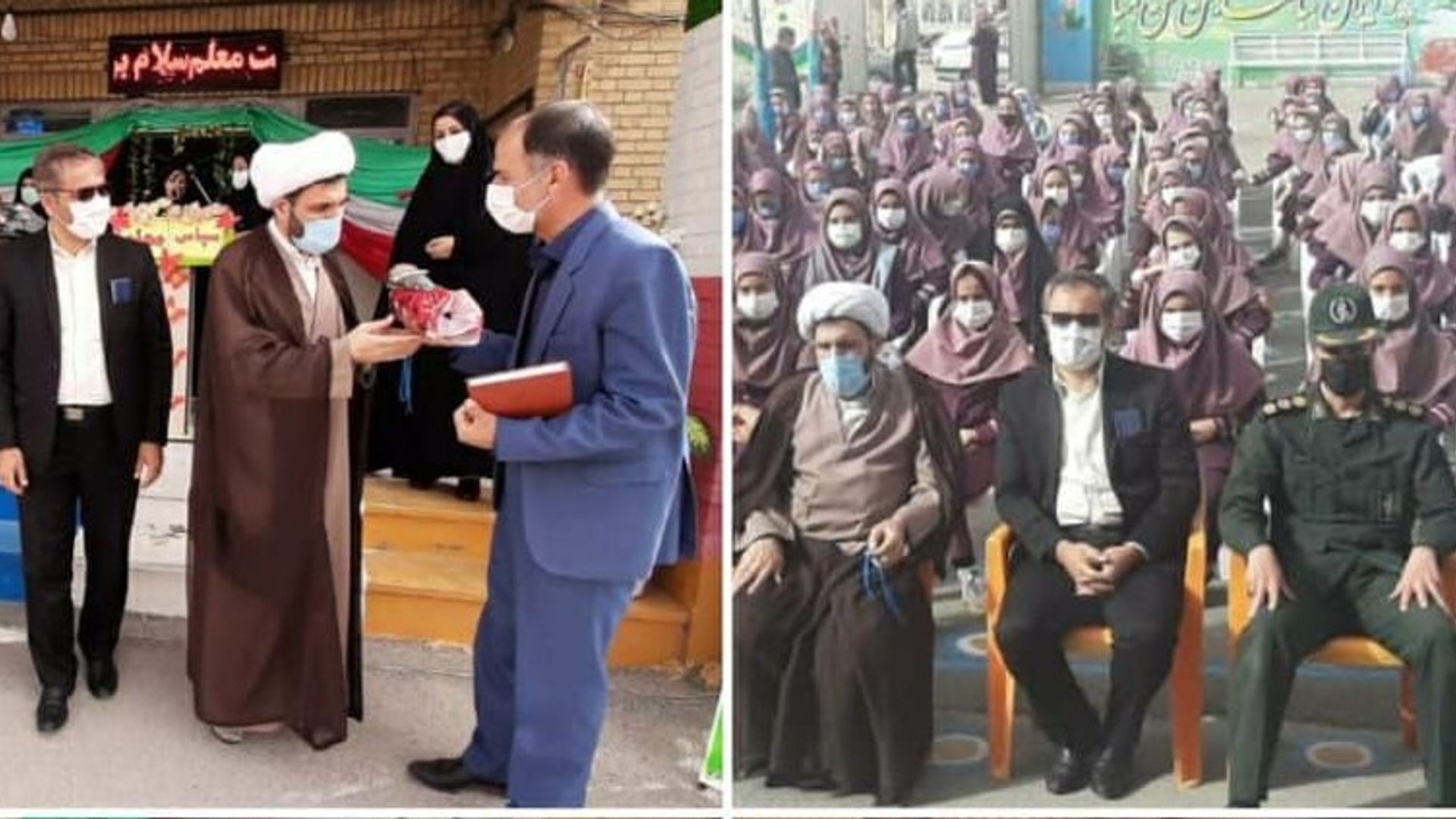 نواختن زنگ "سپاس معلم" در شهرستان کمیجان