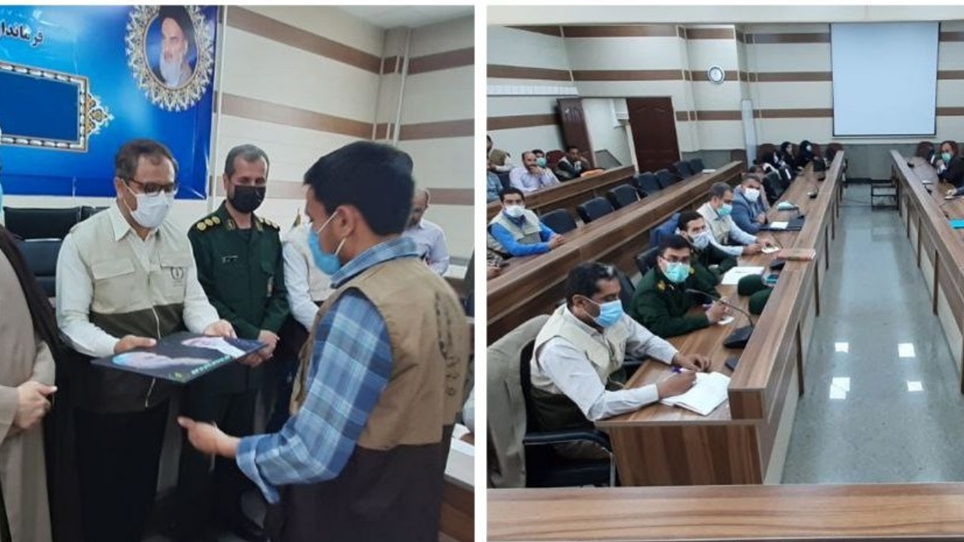 تجلیل از گروهای جهادی شهرستان کمیجان به مناسبت سالروز تشکیل بسیج سازندگی