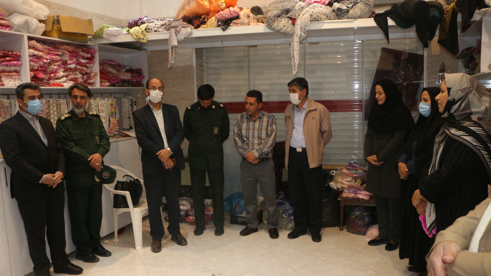 بازدید از کارگاه تولیدی و تزئینی در شهر شازند