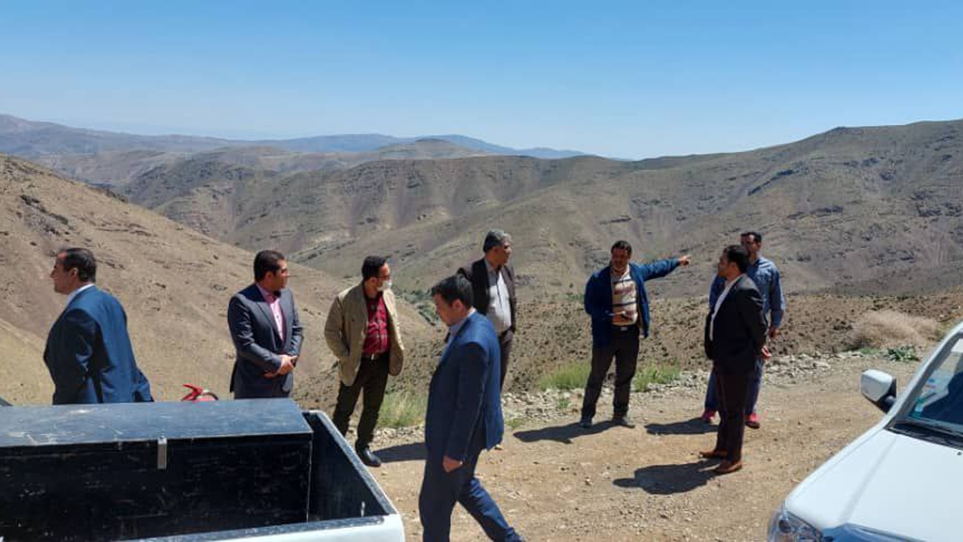 بازدید از معدن روستای سرآبادان