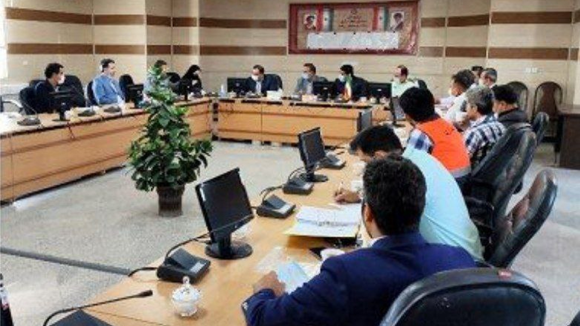 جلسه شورای ترافیک شهرستان به ریاست جناب آقای آذری