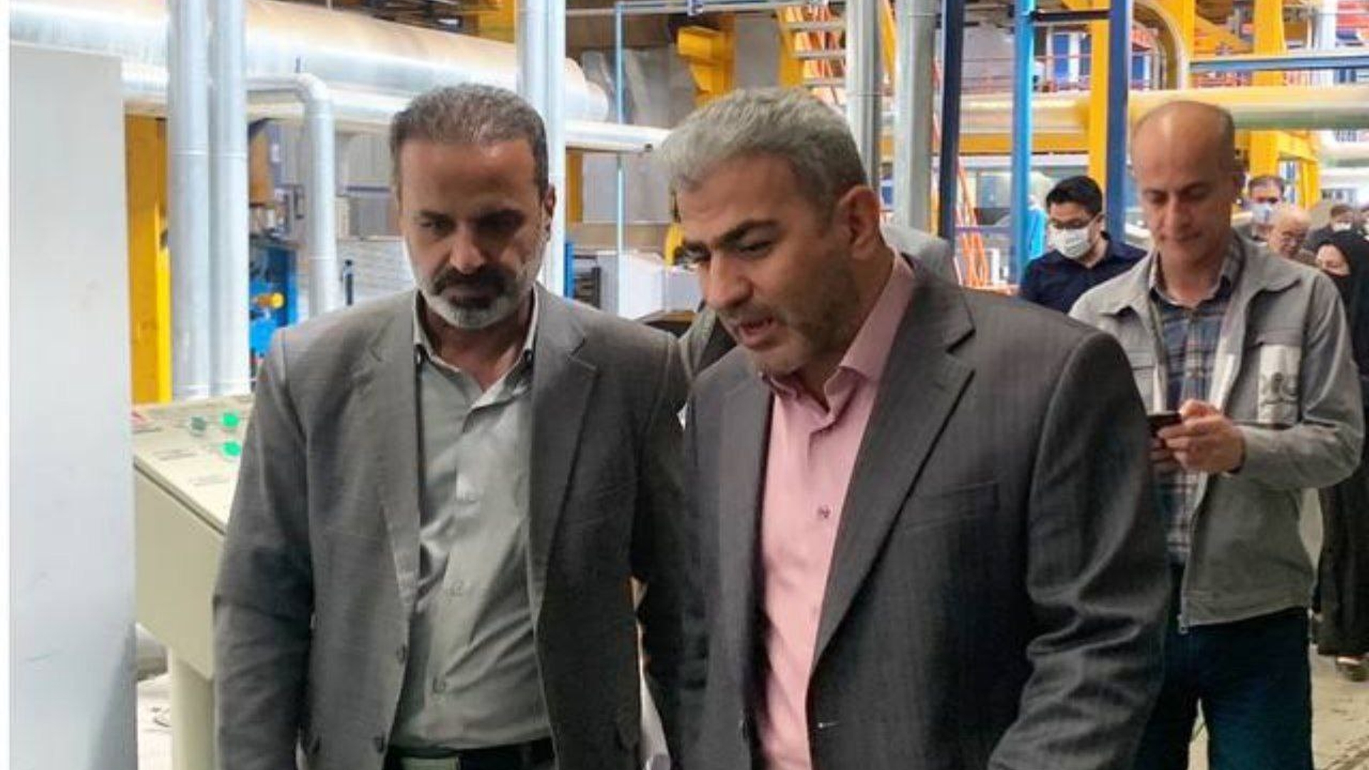 بازدید  از شرکت صنایع فولاد دشستان