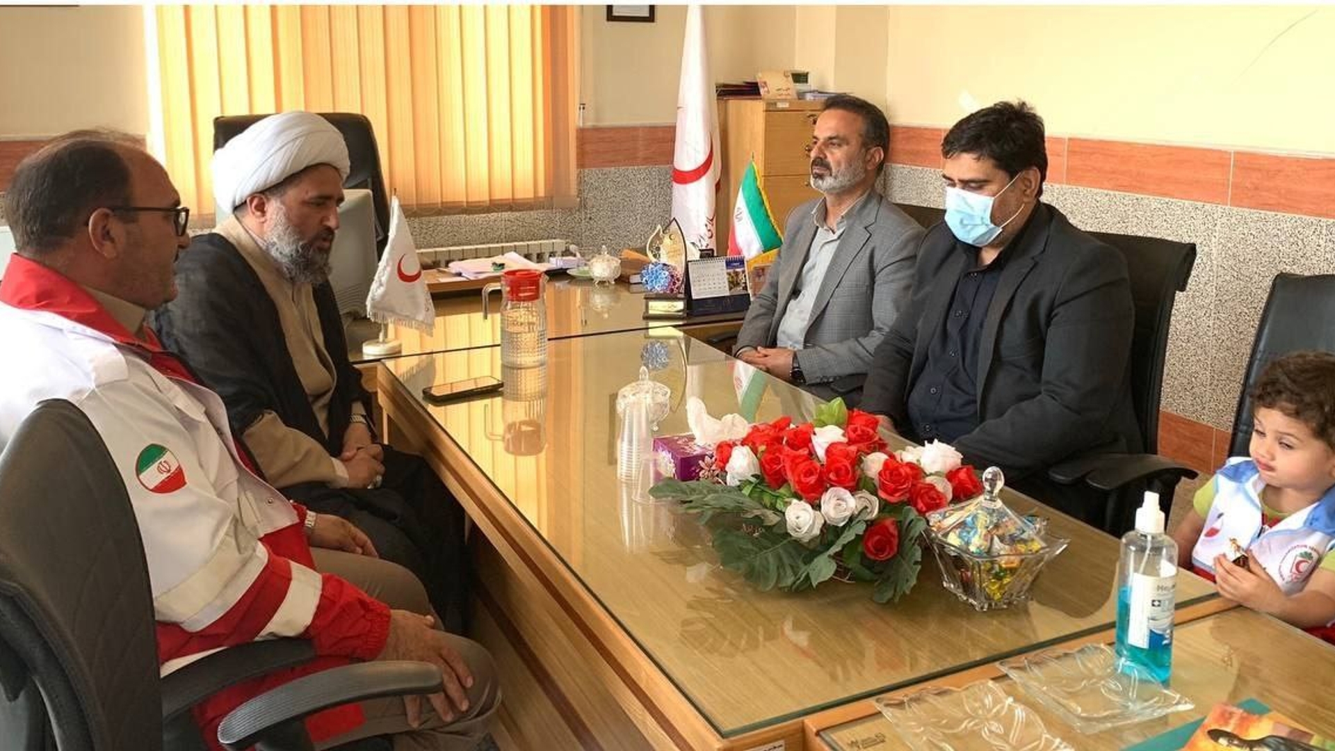 بازدید ز هلال احمر شهرستان زرندیه