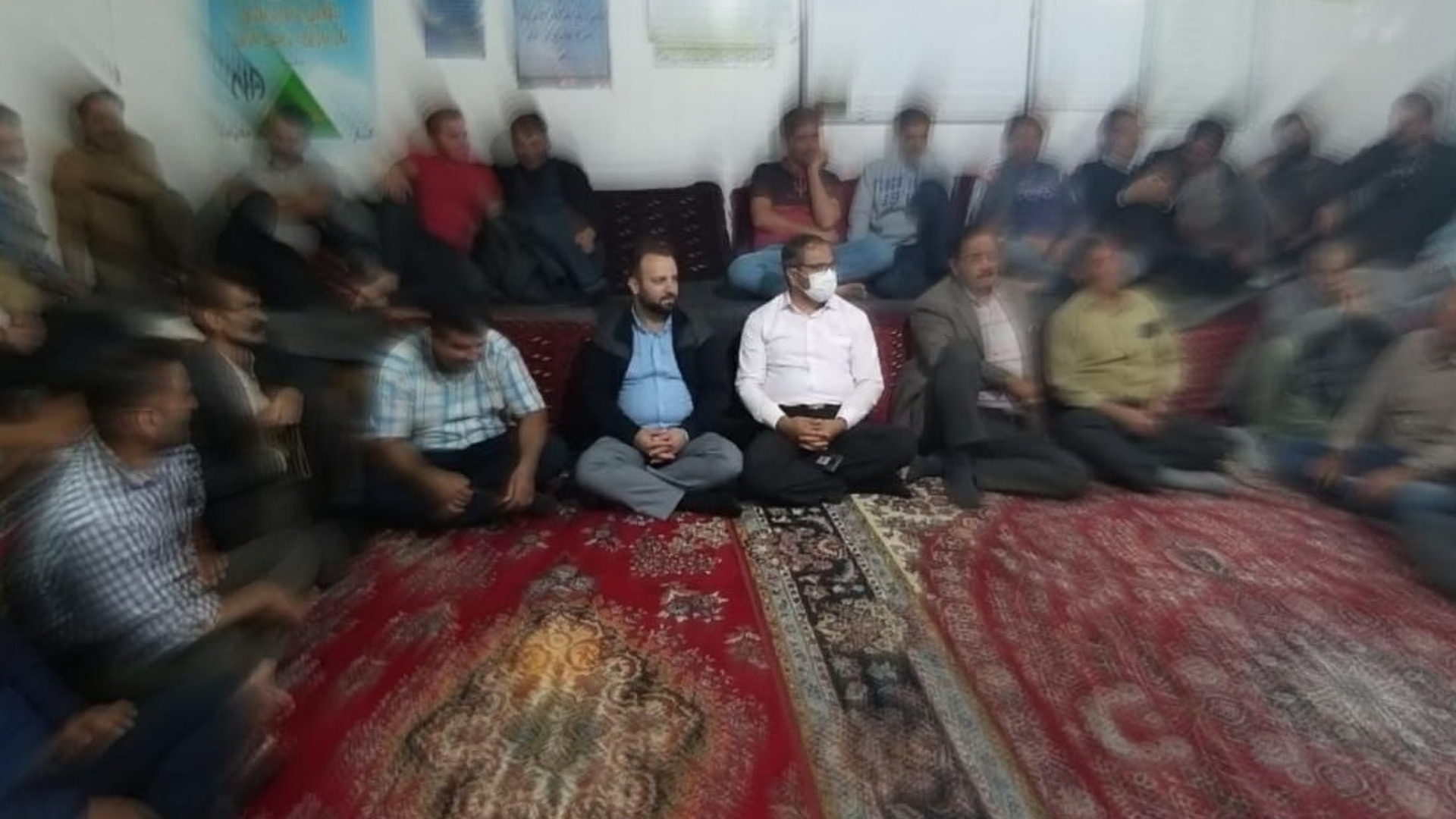 سرکشی شبانه فرماندار و بخشدار مرکزی از روستای سمقاور و حضور سرزده در جمع گروه آزادی معتادان گمنام(NA)