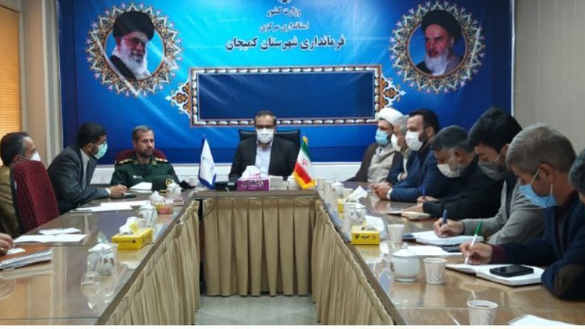 برگزاری جلسه ستاد ارتحال حضرت امام خمینی(ره) و گرامیداشت ۱۴ و ۱۵ خرداد شهرستان کمیجان