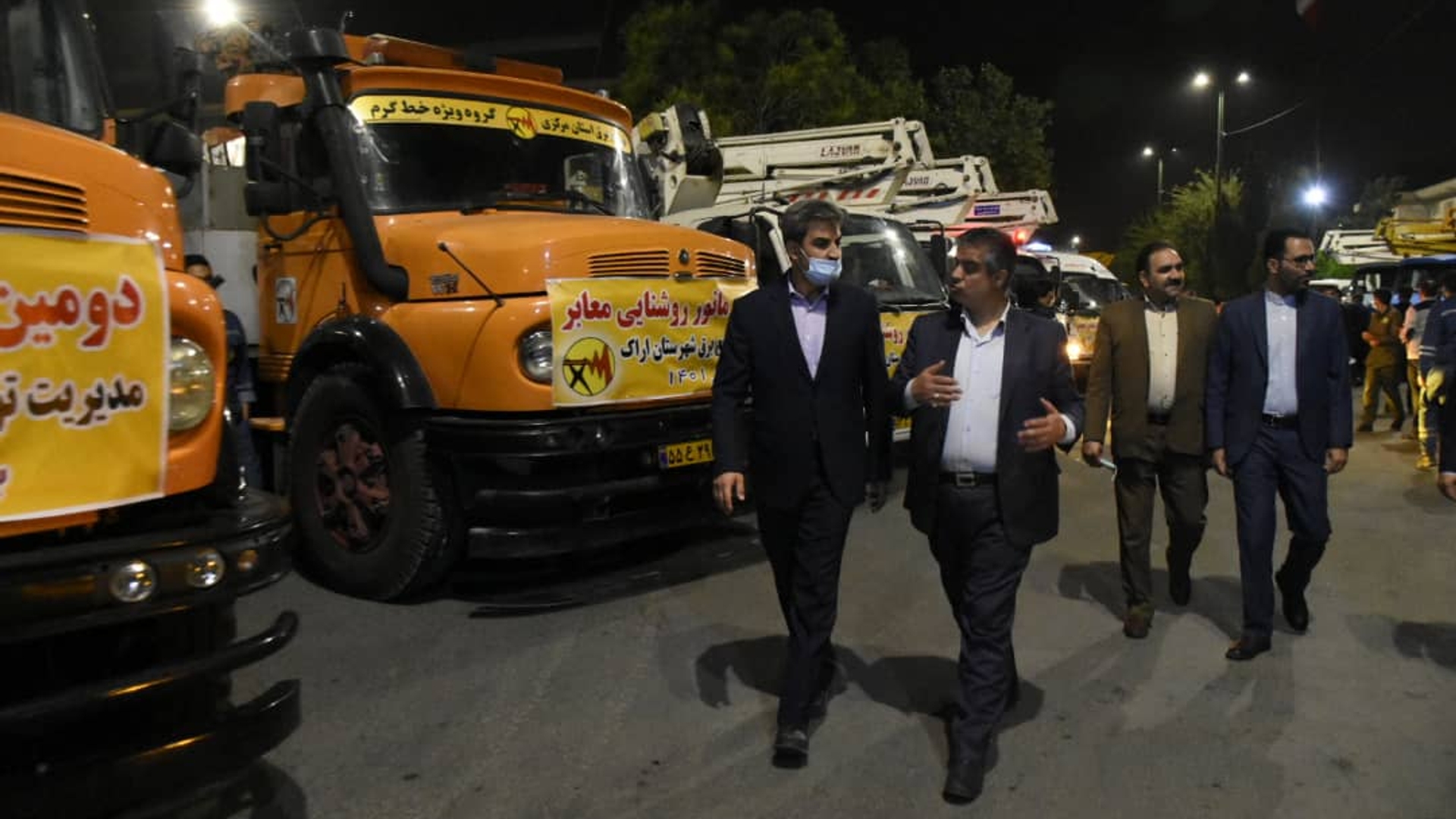 برگزاری مانور جهادی روشنایی معابر شهر اراک