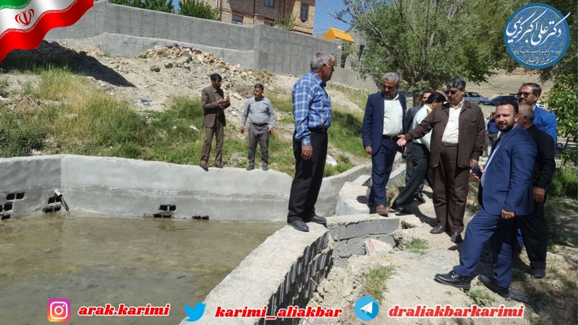 بازدید دکتر علی اکبر کریمی نماینده مردم شریف شهرستان اراک، کمیجان و خنداب در مجلس شورای اسلامی از روستای ولازجرد