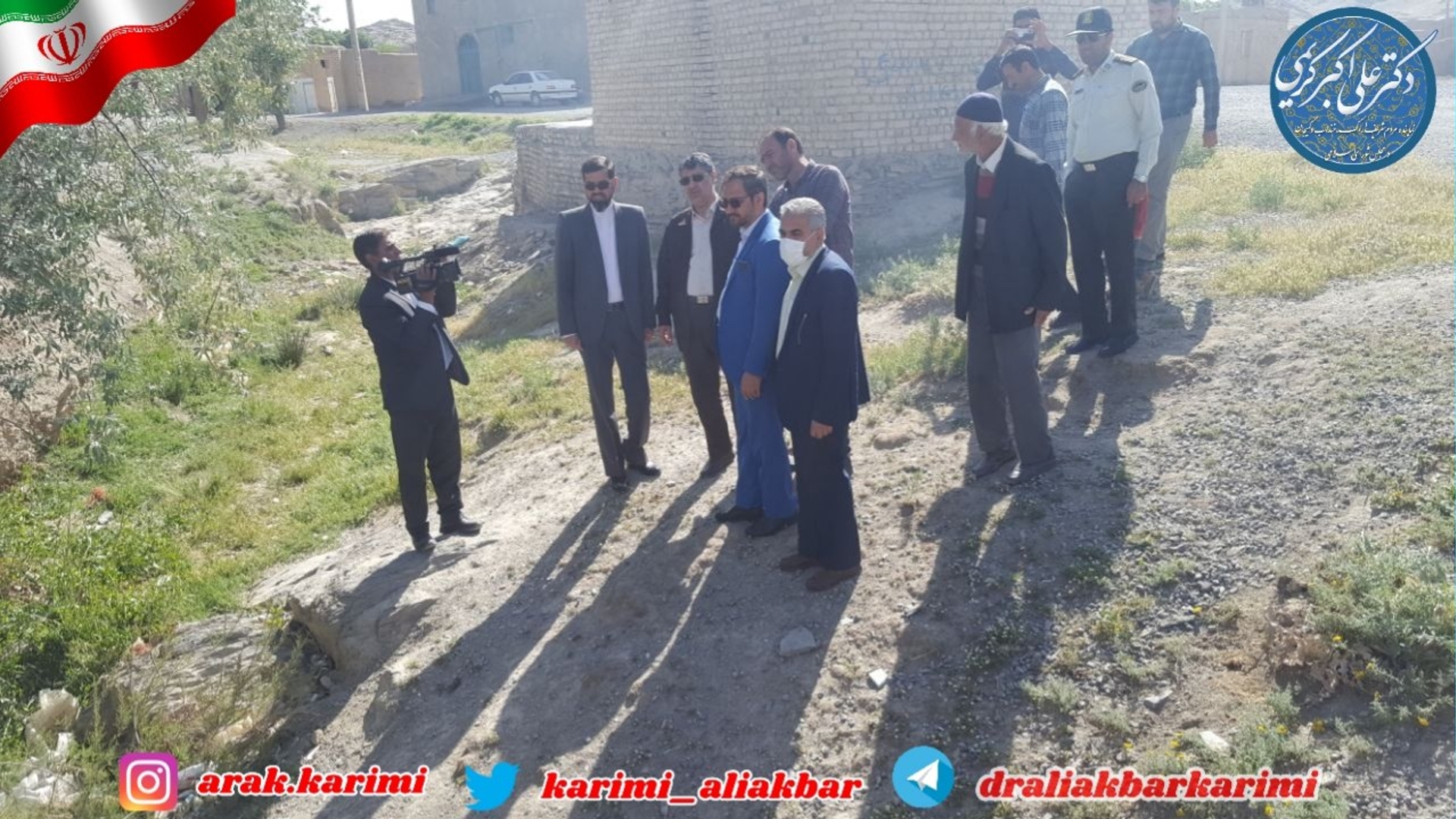 بازدید دکتر علی اکبر کریمی نماینده مردم شریف شهرستان های اراک، کمیجان و خنداب در مجلس شورای اسلامی از آسفالت جاده و پل روستای سلوکلو بخش میلاجرد کمیجان و دیدار با اهالی