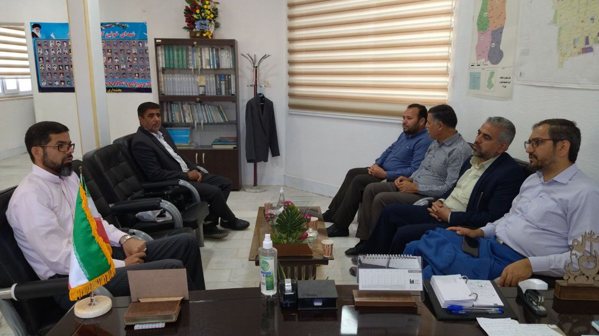 سرکشی مهندس رستمی فرماندار شهرستان بهمراه آقای بداقی معاون فرمانداری از  بخشداری میلاجرد