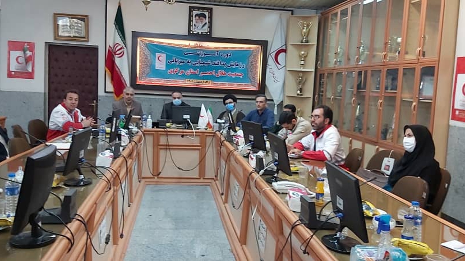 برگزاری کارگاه آموزشی "کارگروه مردم یاری (آرامش بخشی، تخلیه و اسکان اضطراری)"