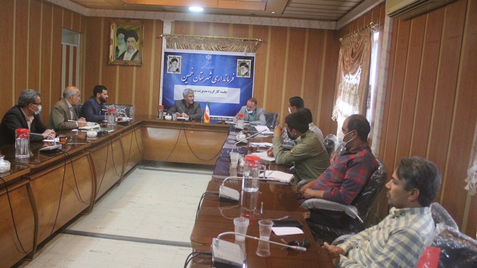 جلسه کارگروه مدیریت پسماند شهرستان  خمین برگزار شد