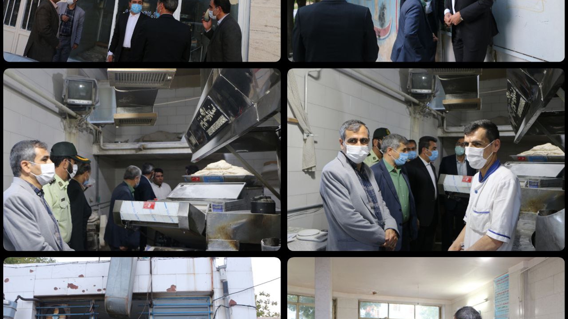 بازدید سرزده صبحگاهی ستاد تنظیم بازار از واحدهای خبازی در شهرآستانه و روستاهای قلعه آقاحمید، عباس آباد و بالمان