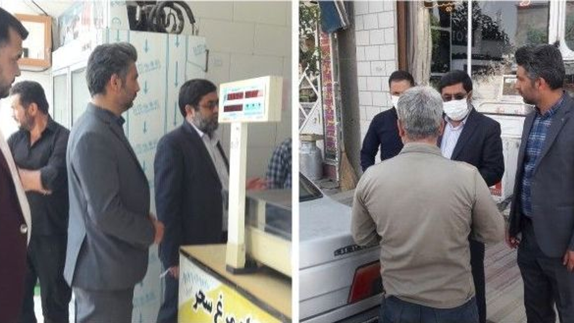 حضور فرمانداردر بازرسی گشت مشترک از صنوف