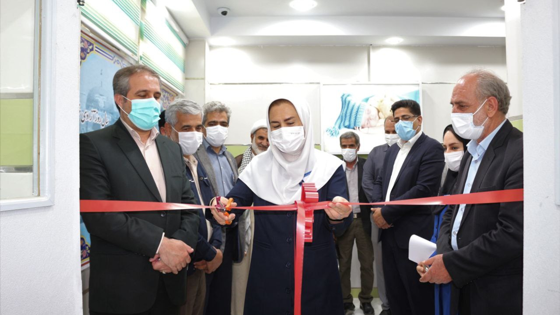 افتتاح مرکز فیزیوتراپی و بخش ویژه نوزادان (NICU) بیمارستان تامین اجتماعی شهید چمران ساوه