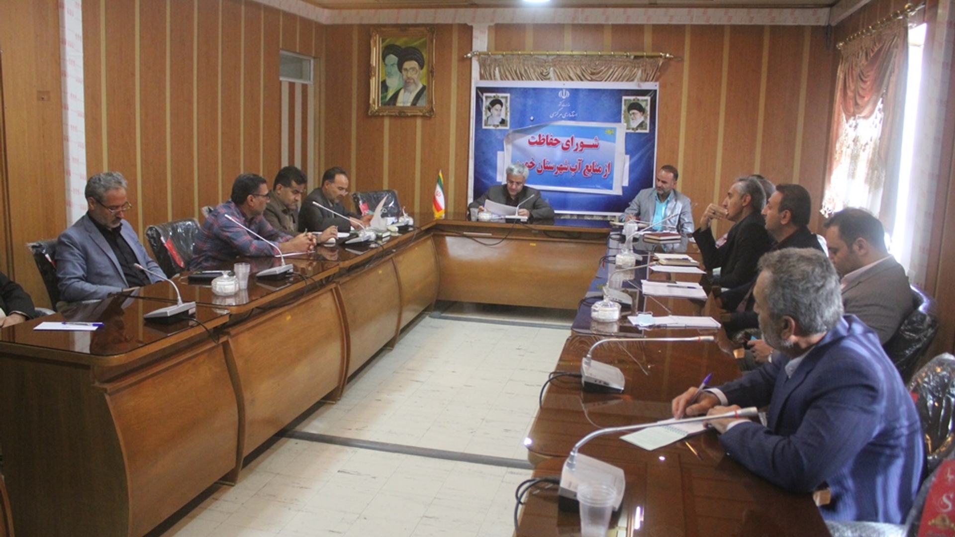 اولین جلسه شوراي حفاظت از منابع آب شهرستان خمين در سال 1401 برگزار شد