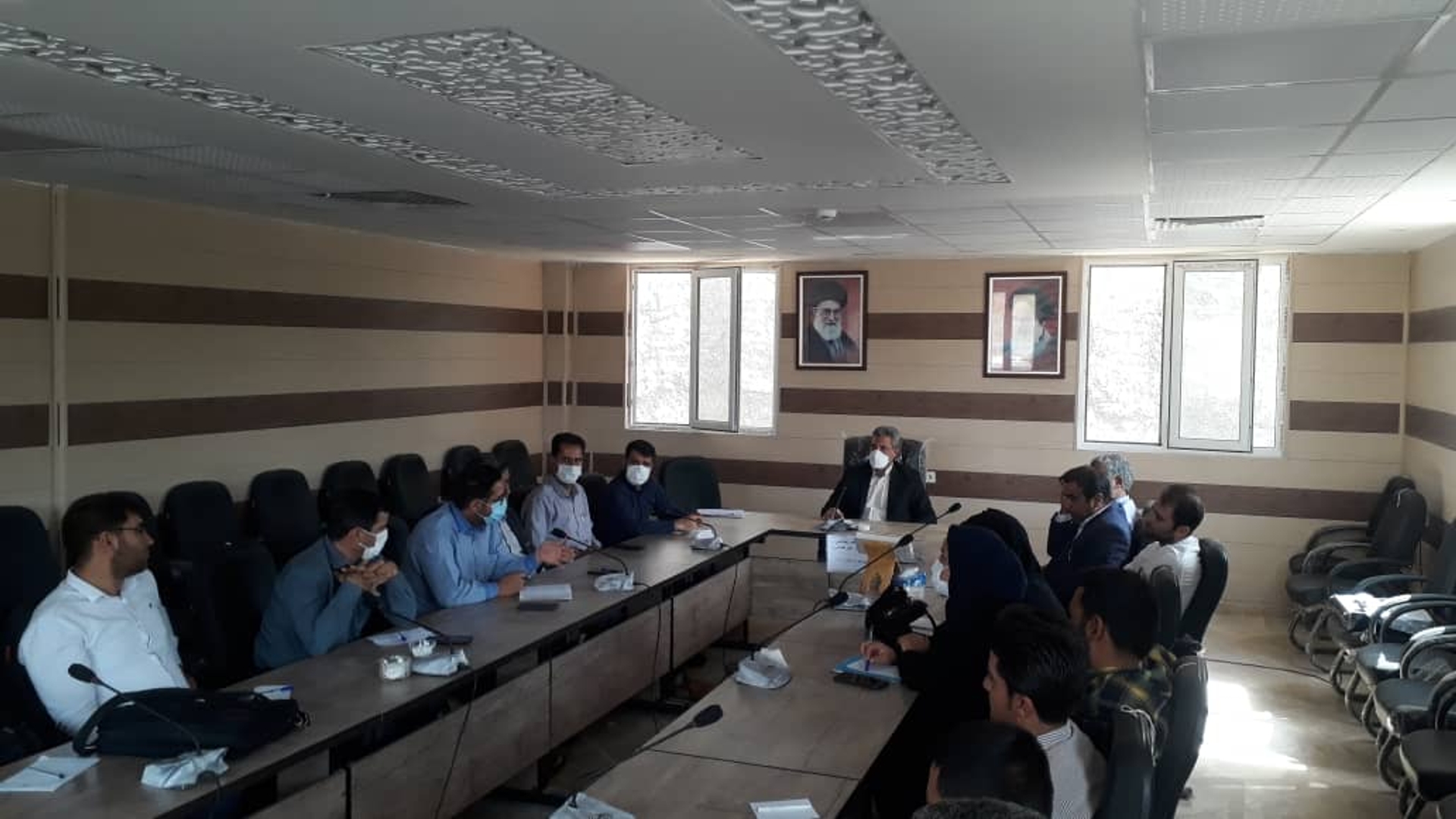 جلسه مشترک بهورزان و دهیاران بخش خنجین