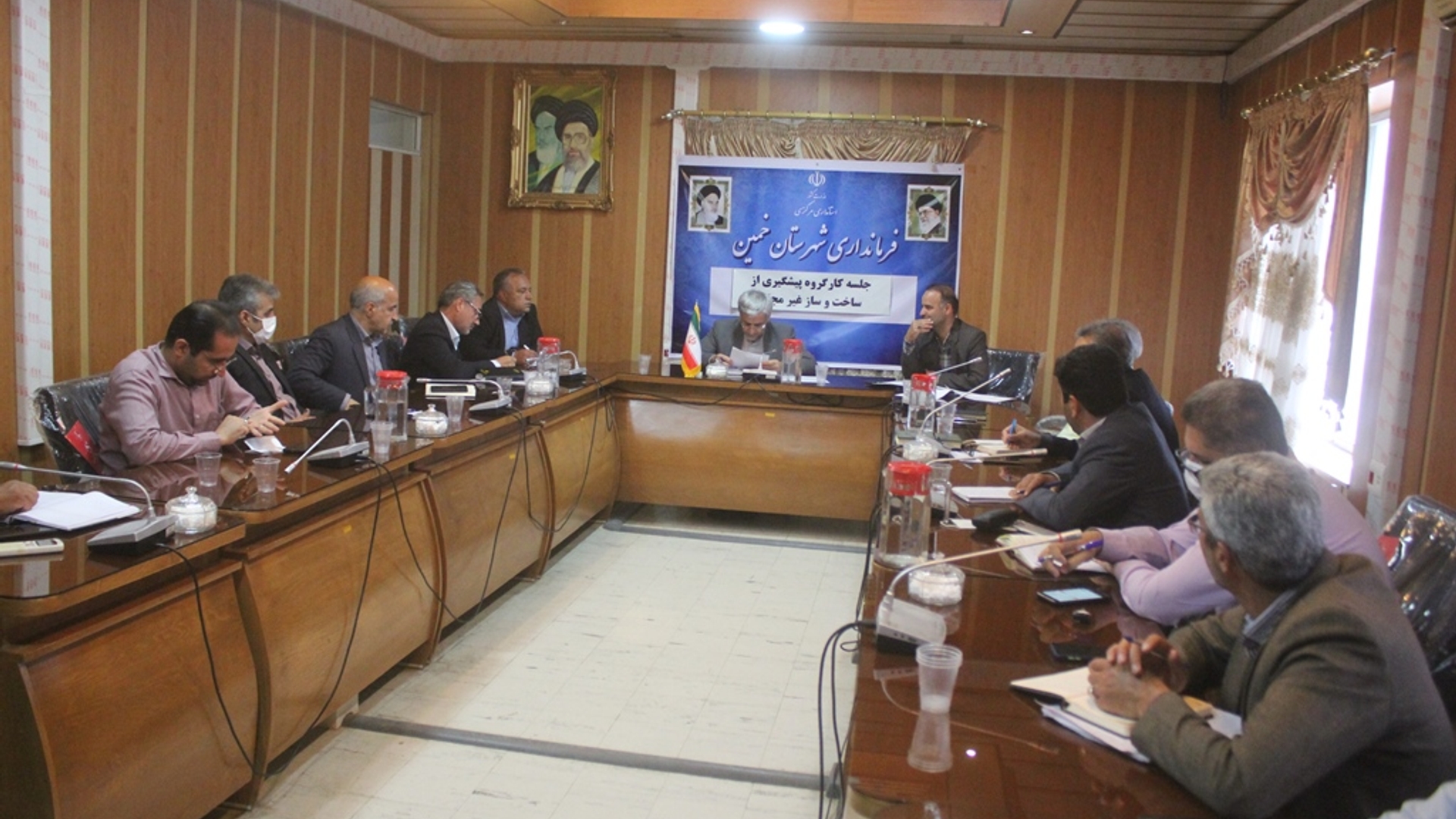 جلسه کمیسیون پیشگیری از ساخت و ساز غیر مجاز در شهرستان خمین برگزار شد.