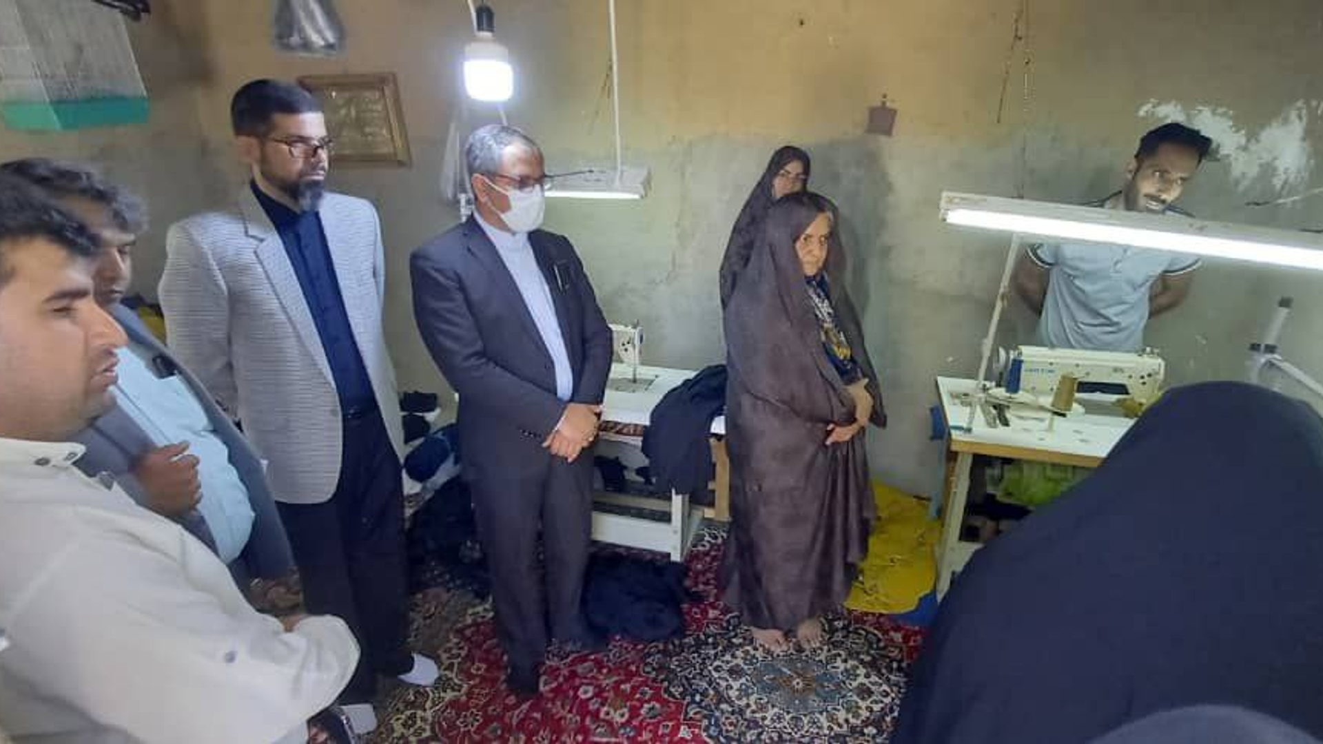 بازدید از کارگاه کار آفرینی و اشتغال زنان سرپرست خانوار در شهرستان کمیجان
