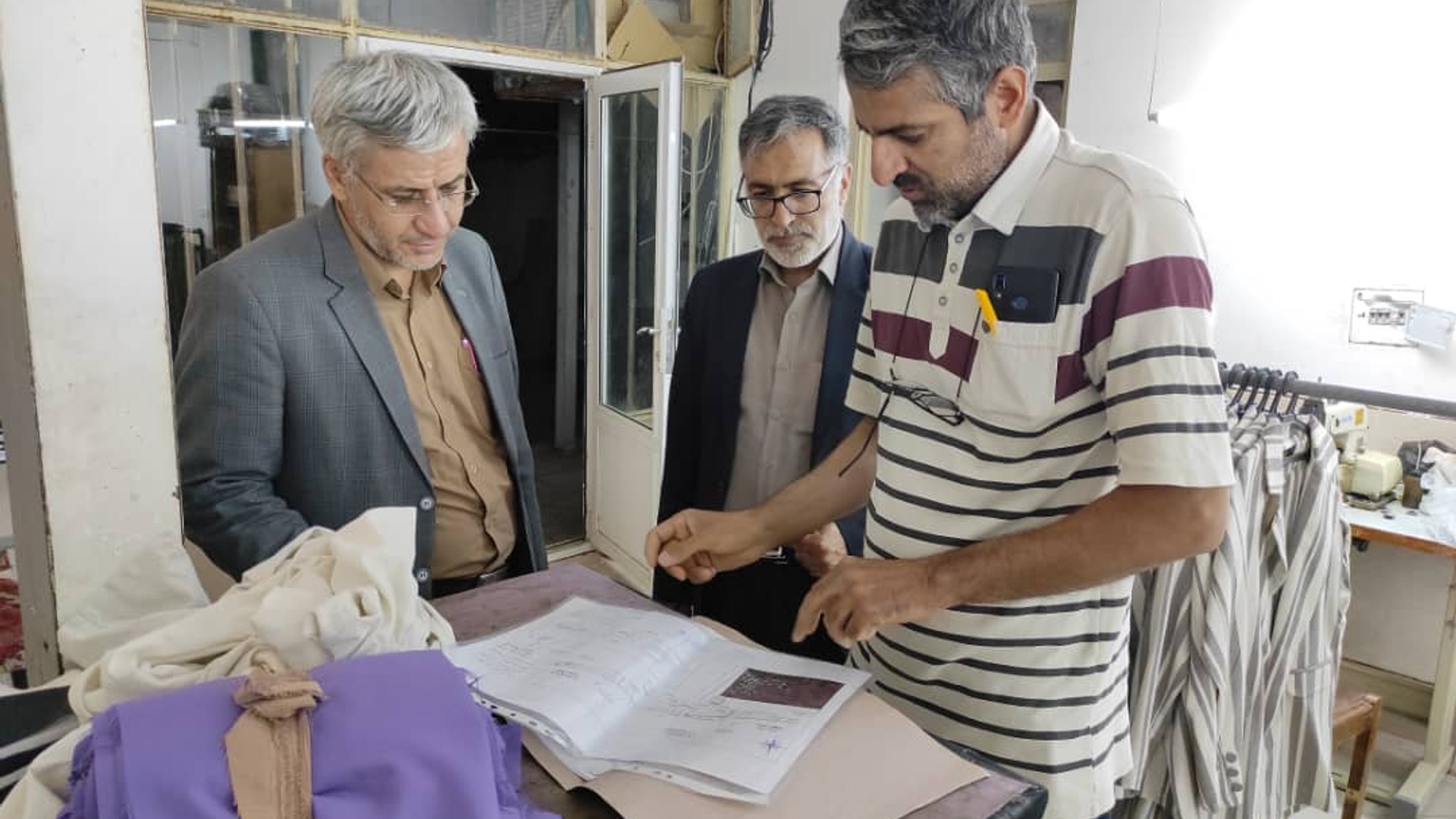 فرماندار از روستای کفسان شهرستان خمین بازدید کرد