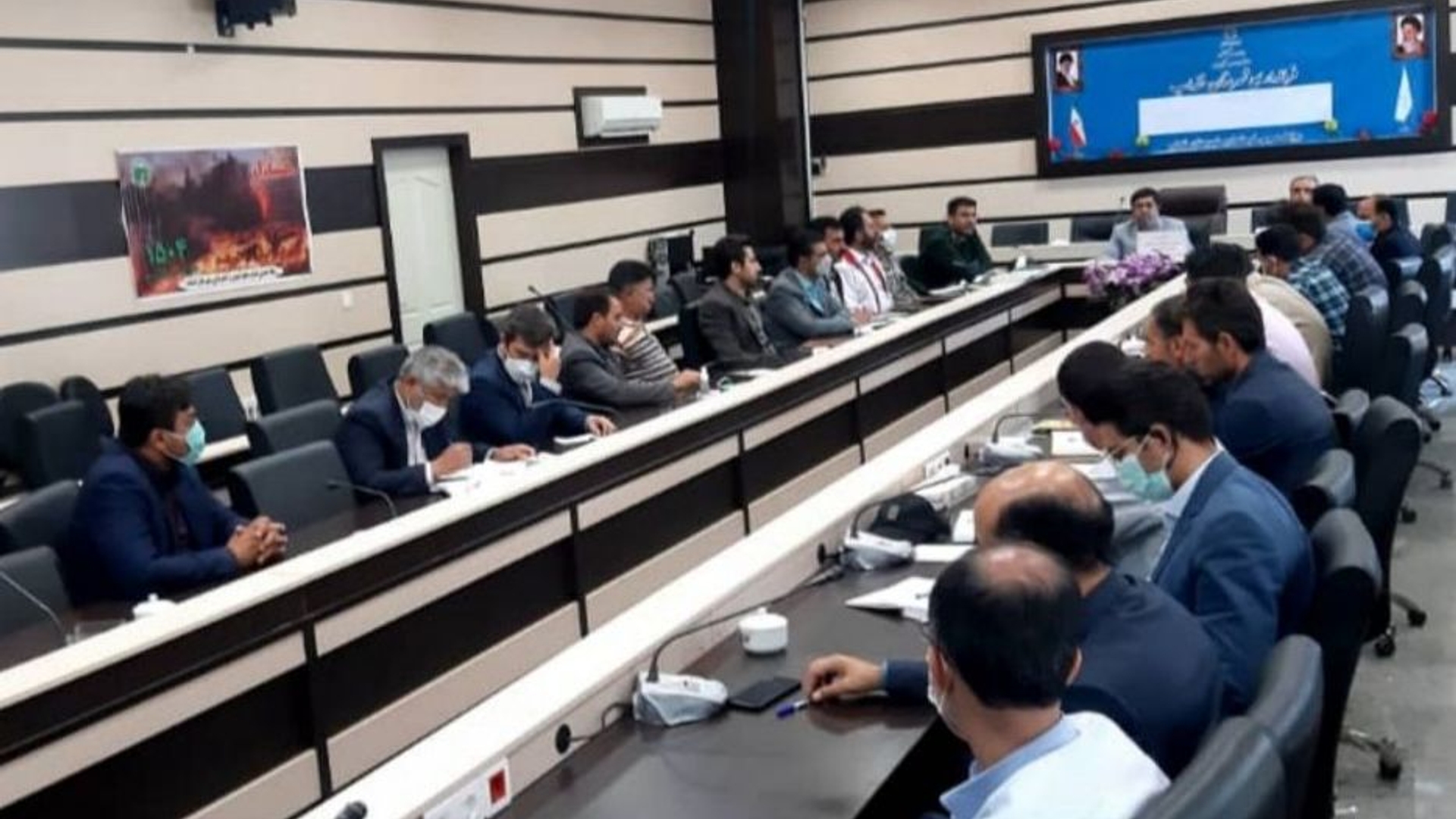 برگزاری جلسه ستاد هماهنگی،پیشگیری و فرماندهی عملیات پاسخ به بحران شهرستان خنداب