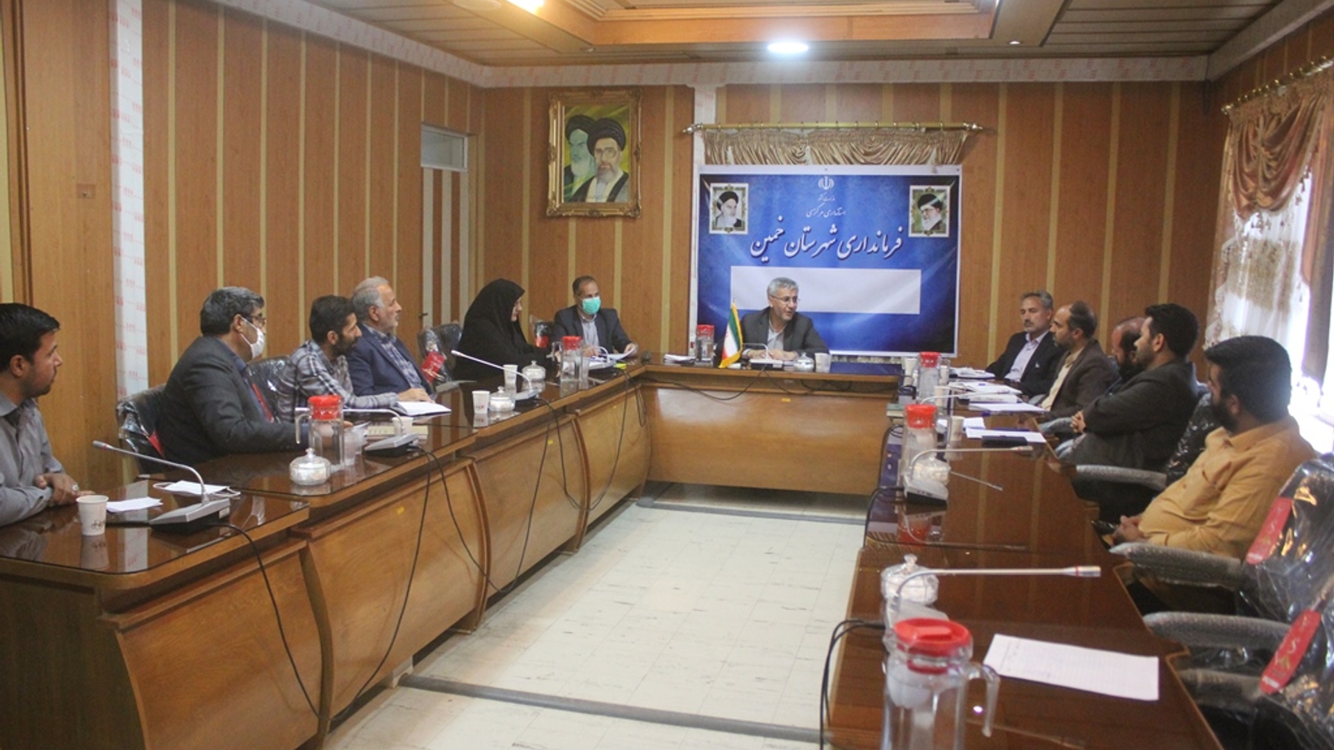 جلسه هماهنگی اجرای طرح توانمند سازی و تحول اجتماع محور در محلات کم برخوردار شهرستان خمین برگزار شد