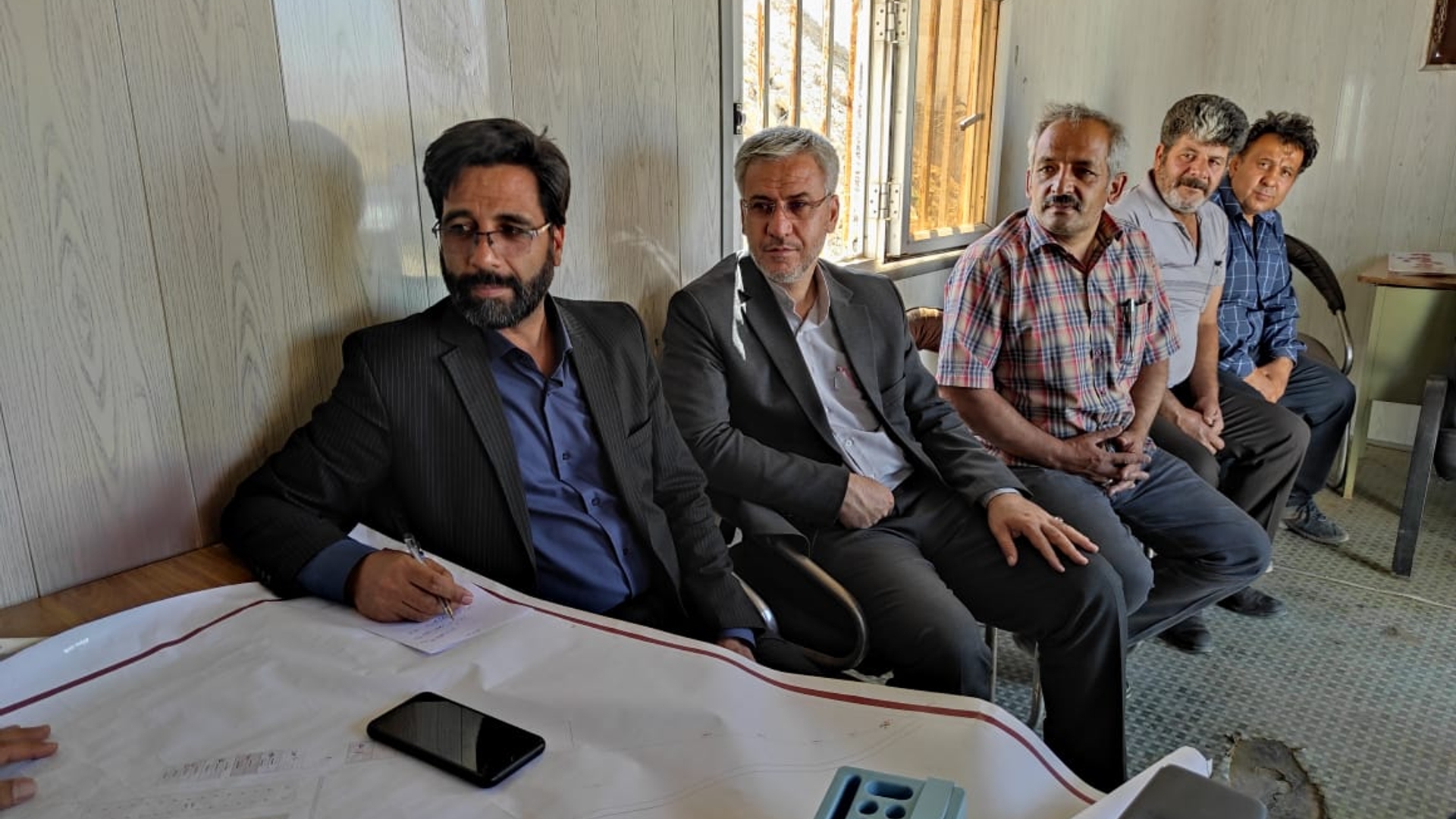 جلسه بررسی مشکلات شهرک اصناف شهرستان خمین برگزار شد