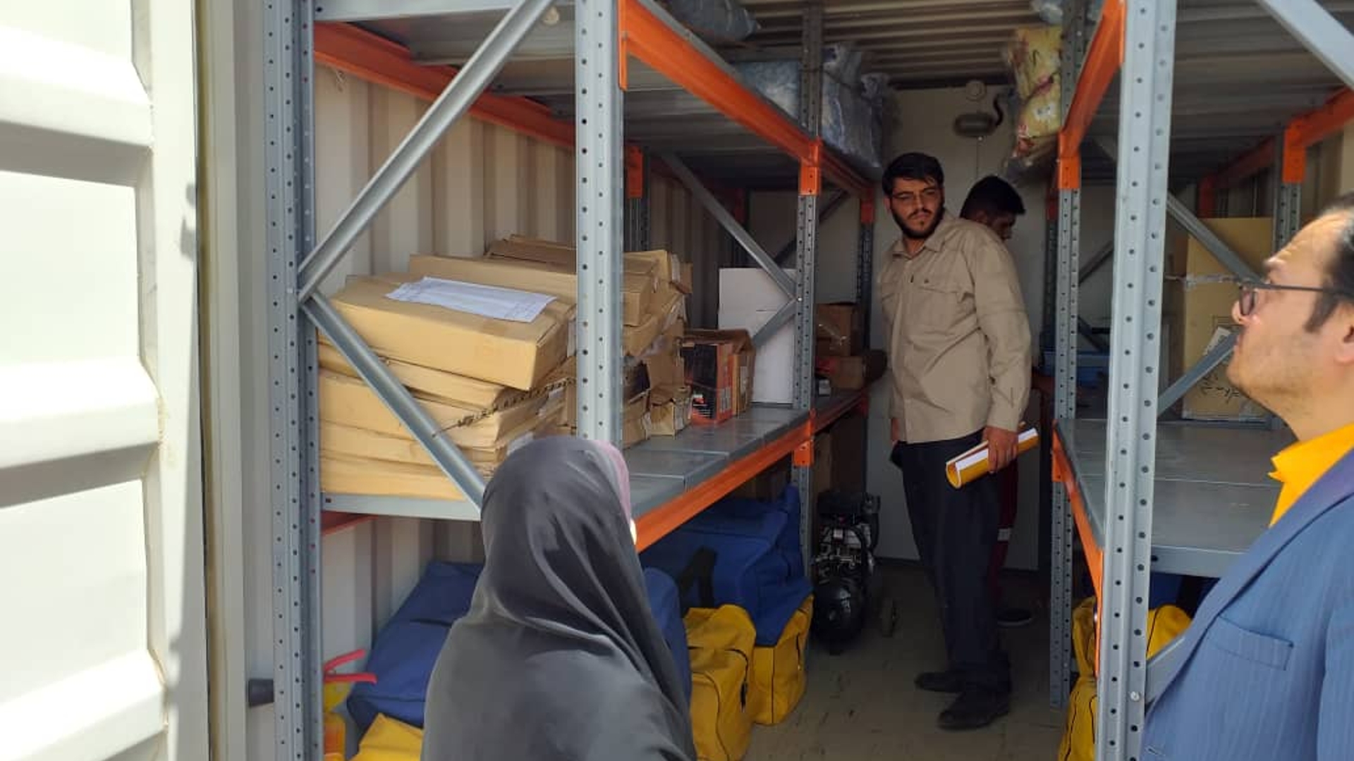 بازدید از بیمارستان صحرایی مدیریت بحران در شهرستان دلیجان