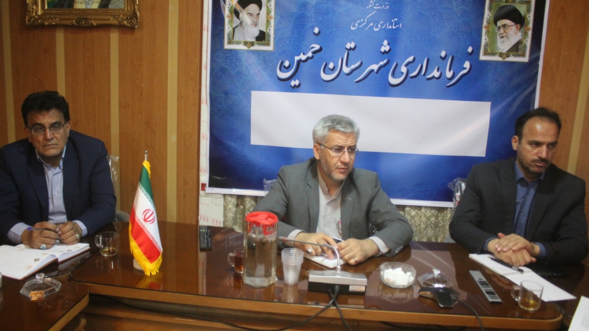 جلسه هماهنگی خرید تضمینی گندم شهرستان خمین برگزار شد