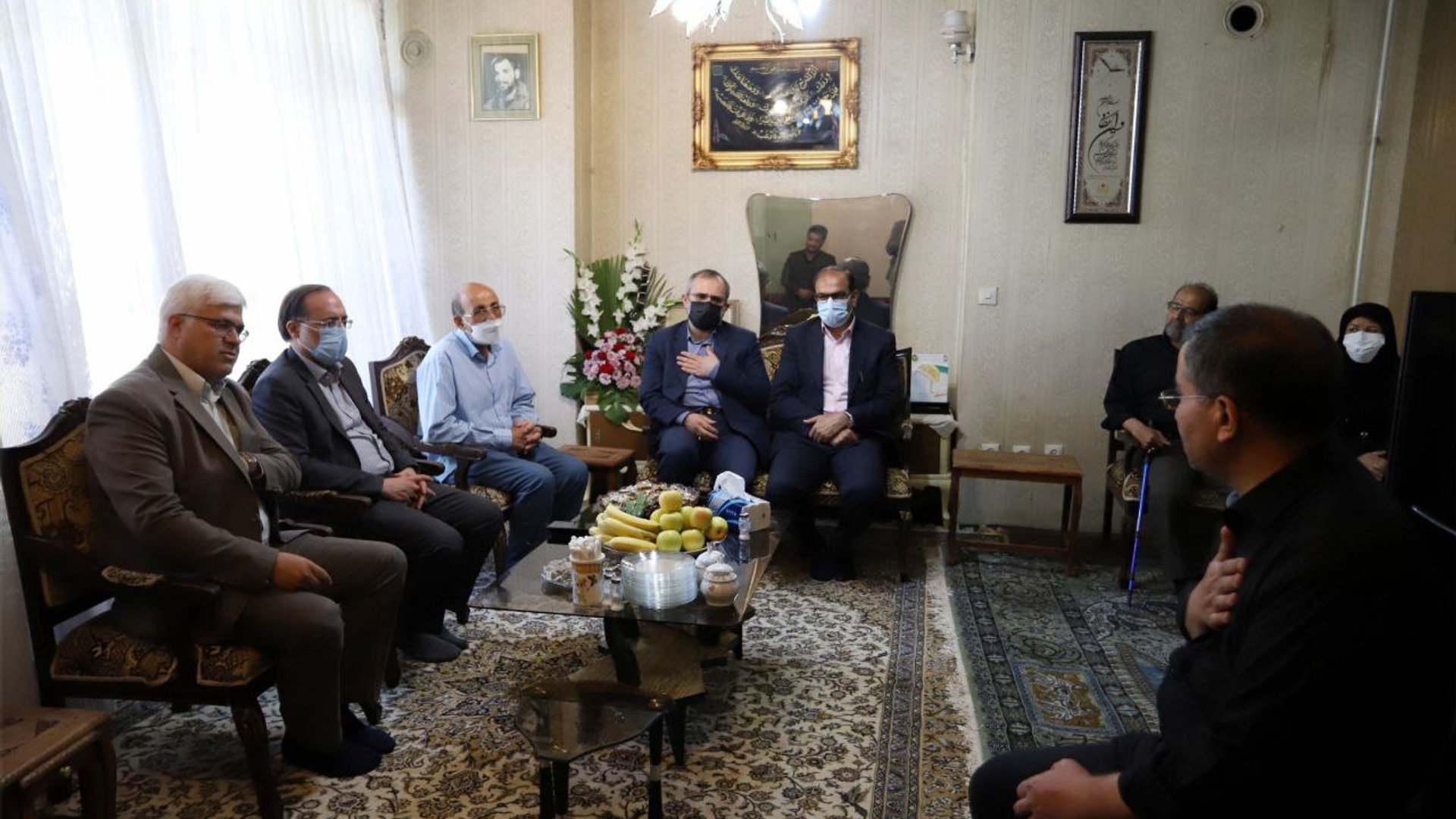 حضور در منزل شهید شبان