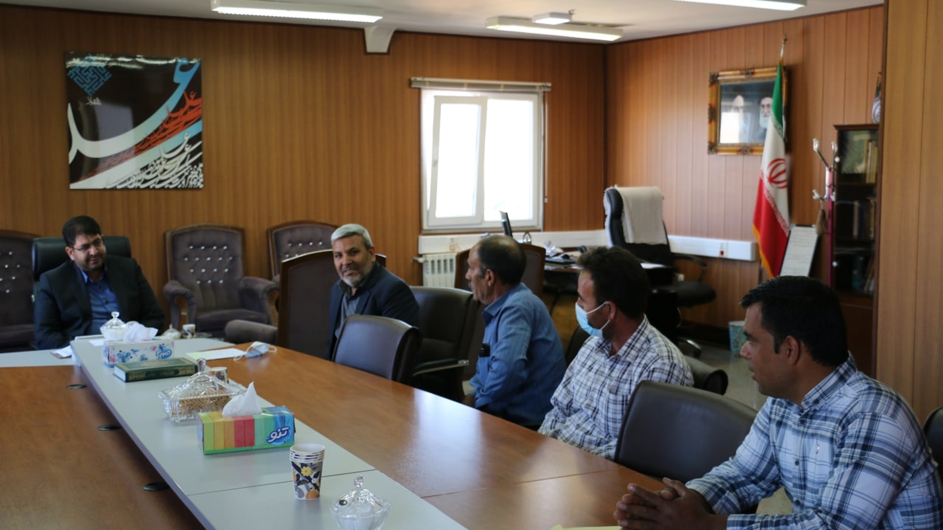 دیدار اعضای شورای اسلامی روستای هفتیان