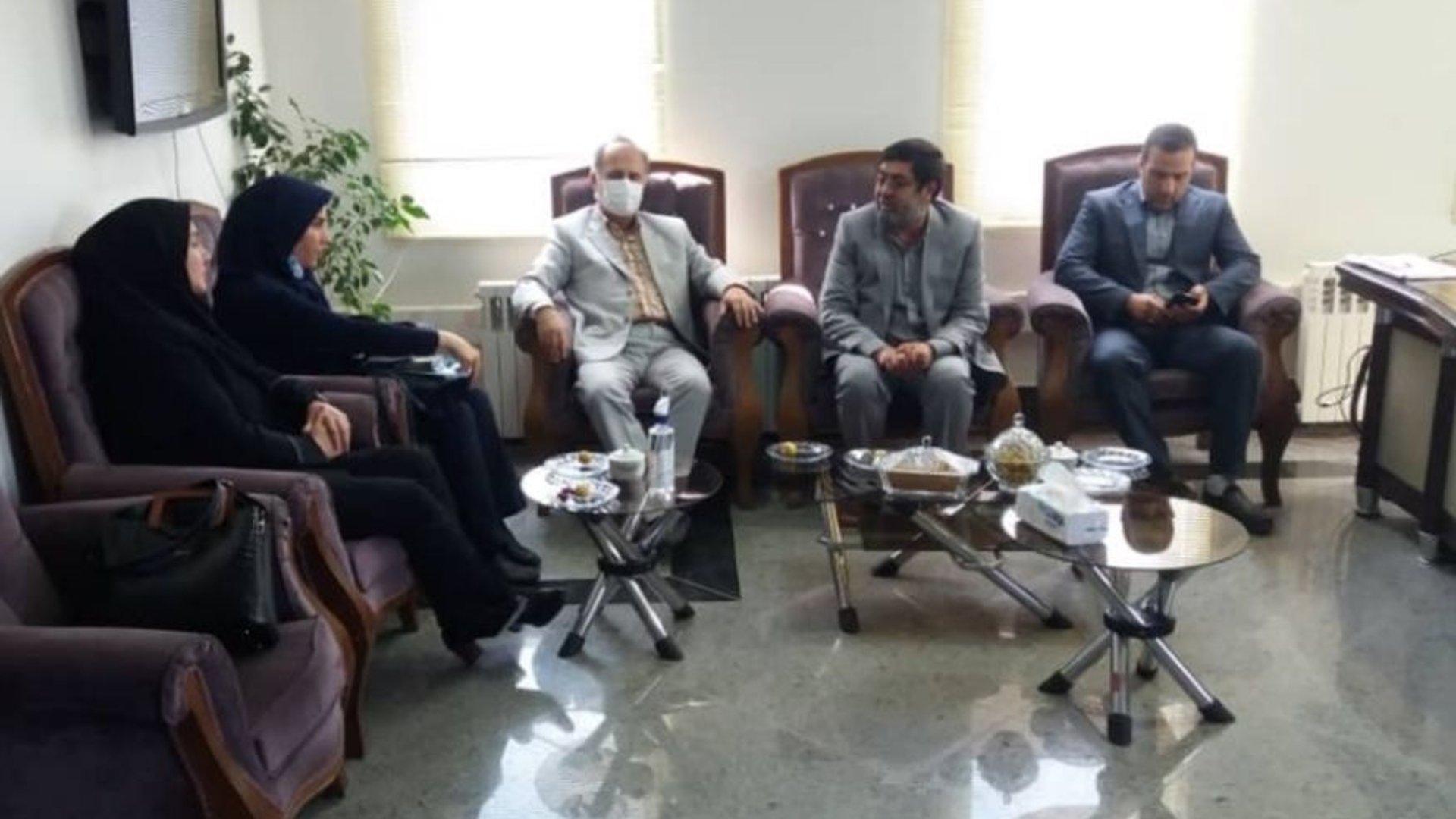 دیدار معاون سازمان مدیریت وبرنامه ریزی استان مرکزی با فرماندارشهرستان خنداب