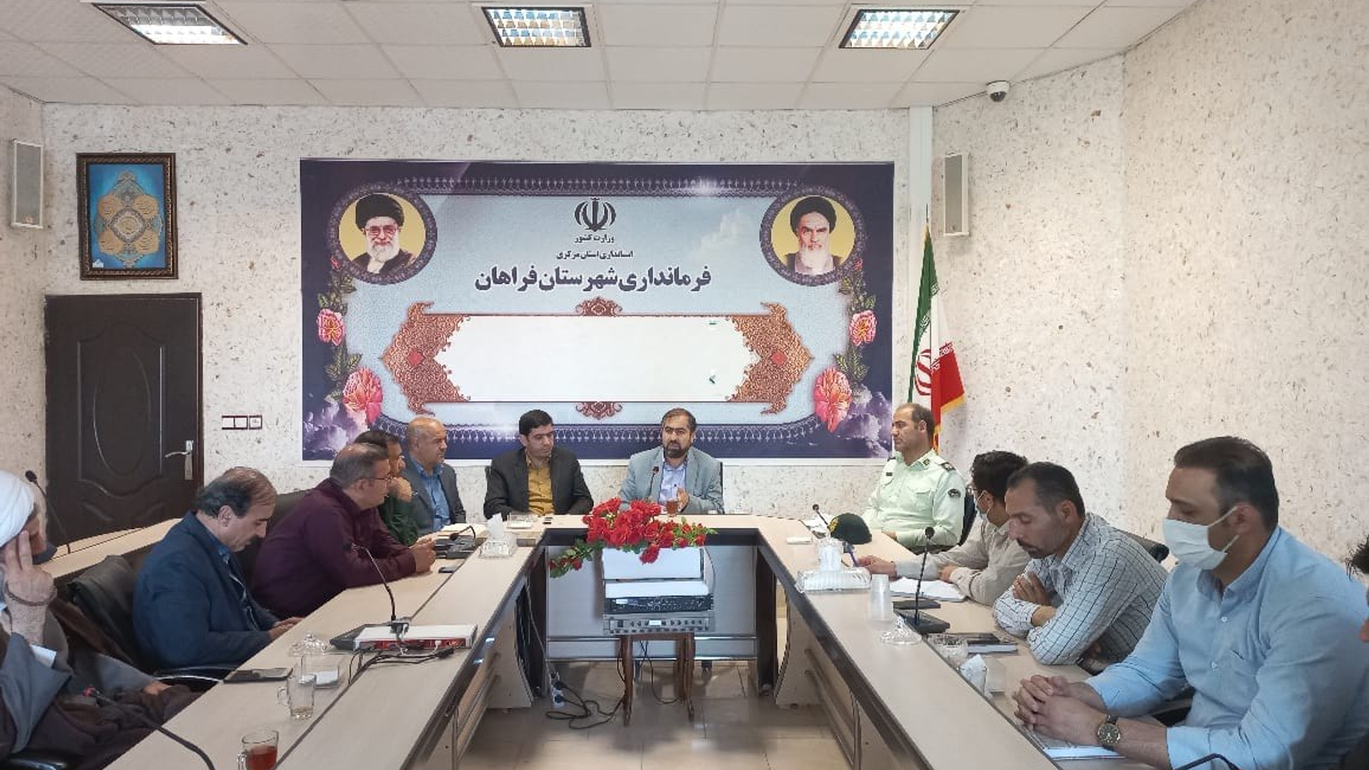 پنجمین جلسه ستاد برگزاری جشن تیرگان شهرستان فراهان ریاست فرماندار شهرستان و حضور اعضای ستاد برگزار گردید