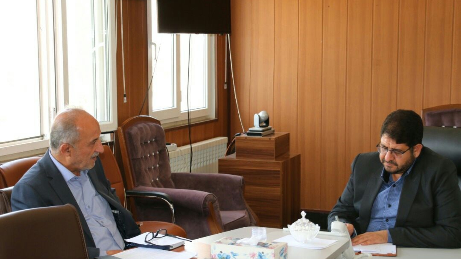 دیدار مدیر عامل شرکت توسعه و عمران شهرستان