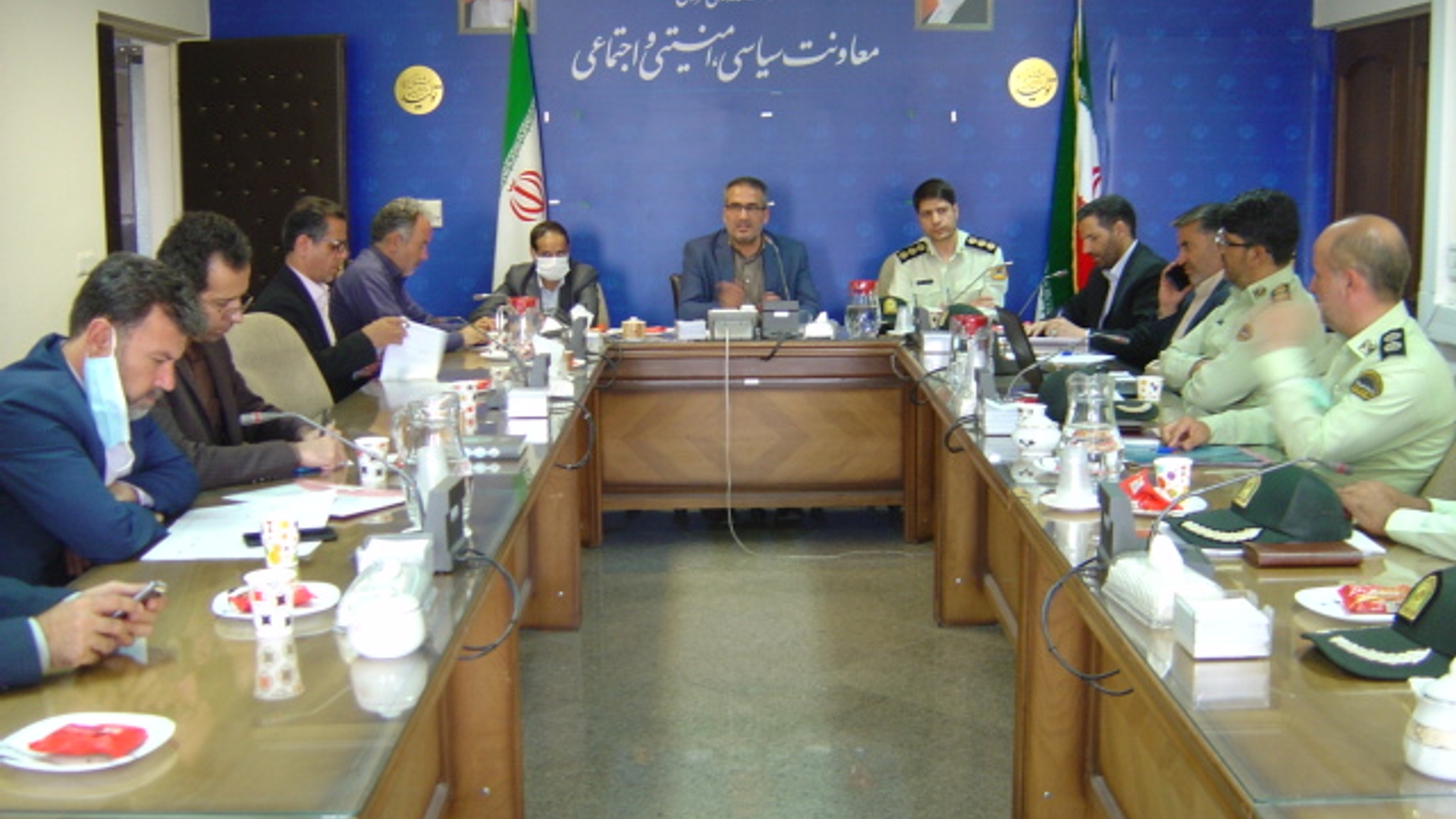 برگزاری جلسه طرح مشارکت مردم و توسعه نظم امنیت عمومی مشترک با کارگروه تقویت بنیه فراجای فرماندهی انتظامی استان مورخ 1401-3-31