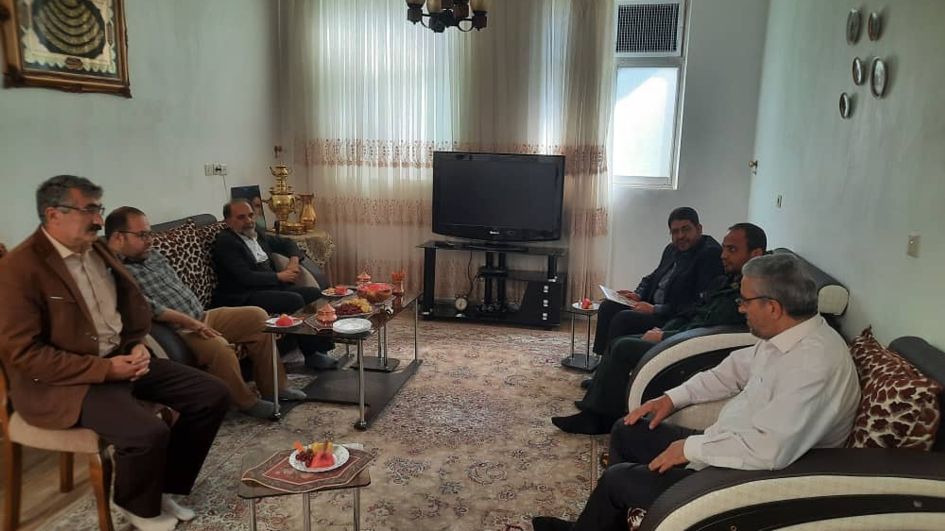 دیدار با جانبازان سرافراز مجید سرآبادانی و حبیب حاج نقی