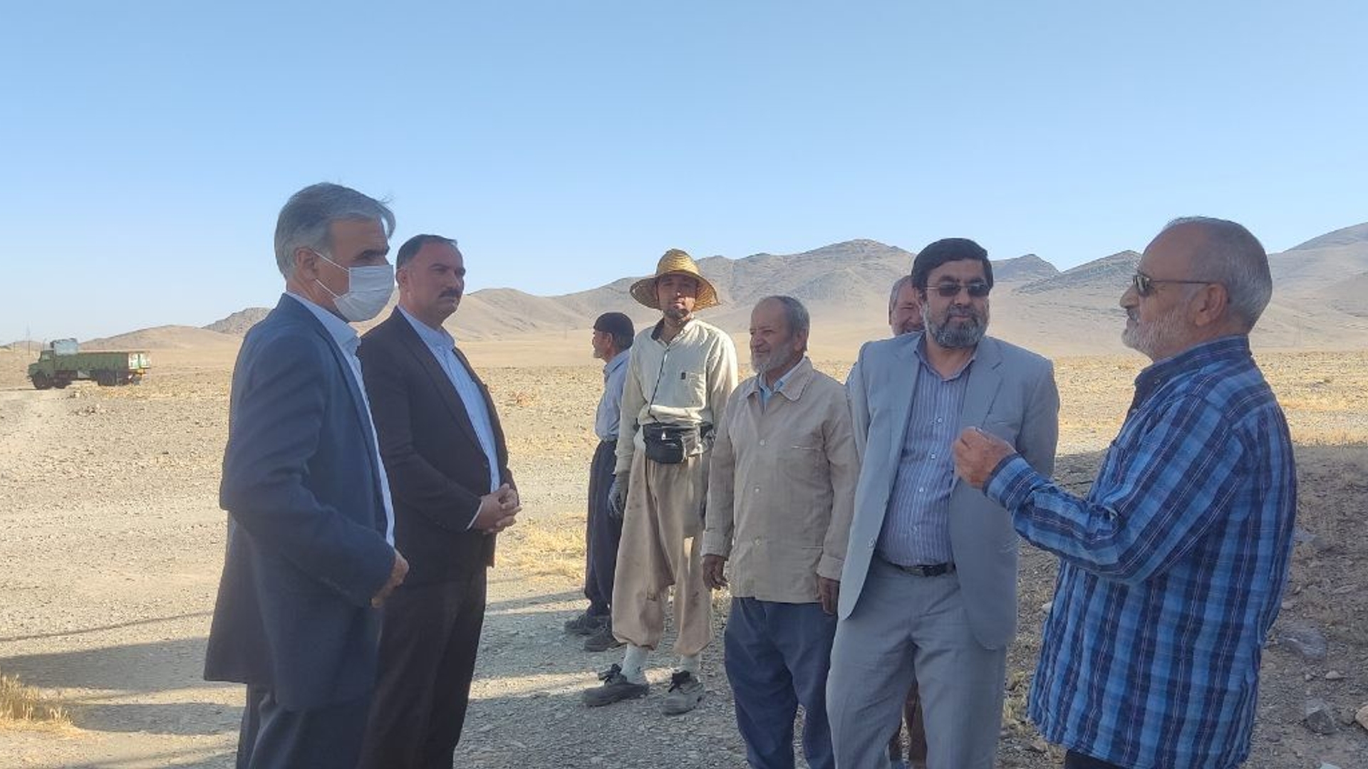 "" بازدید فرماندارخنداب از روستای قمشلو ""