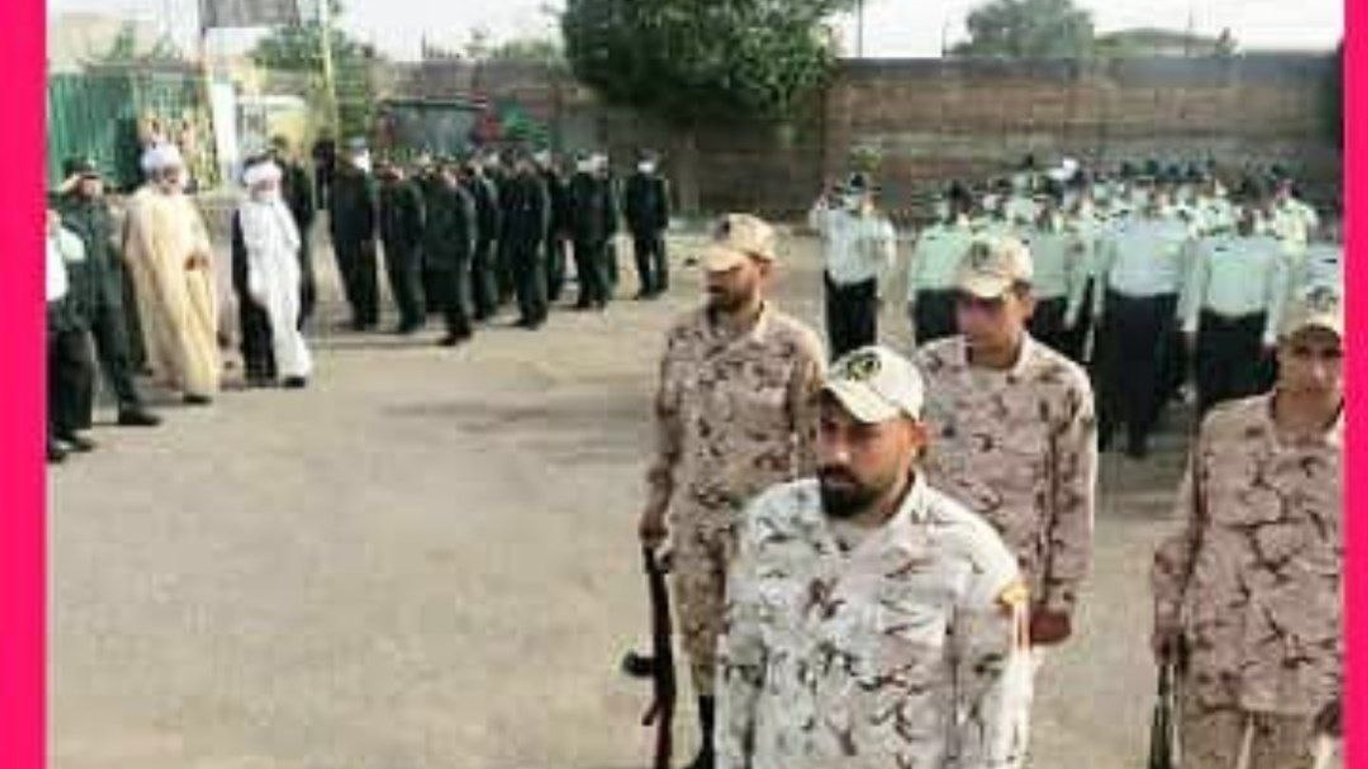 مراسم صبحگاه نیروهای نظامی و انتظامی شهرستان